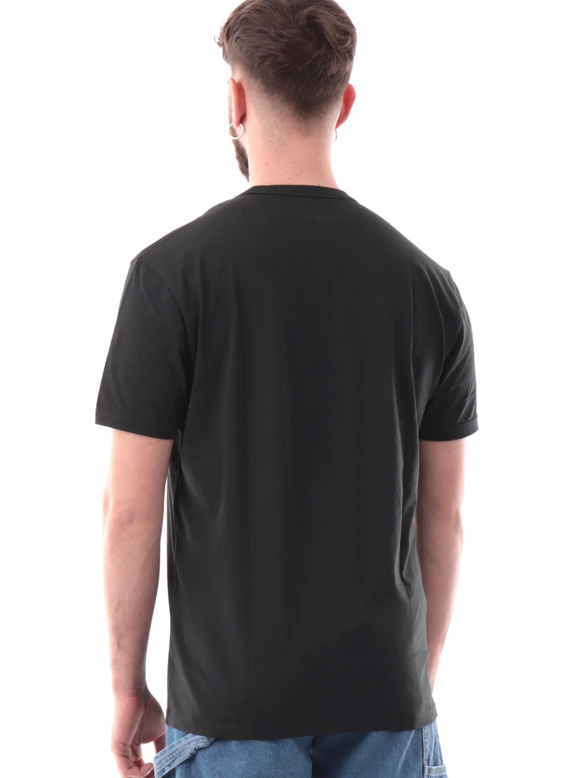 ARMANI EXCHANGE T-Shirt*T-shirt AX verde da uomo con patch 8NZTCDZ8H4Z