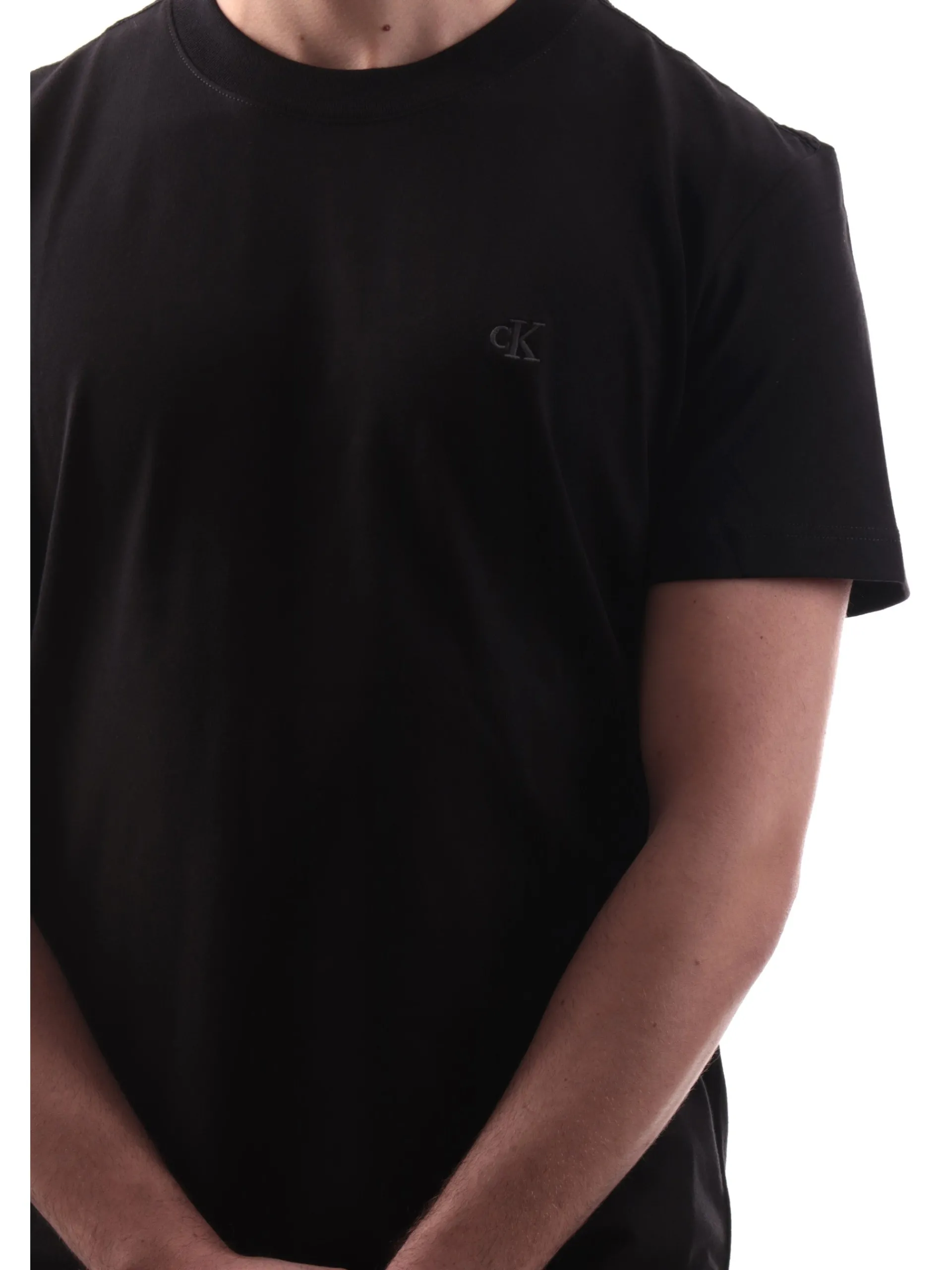 CALVIN KLEIN T-Shirt*T-shirt nera da Uomo J30J326683