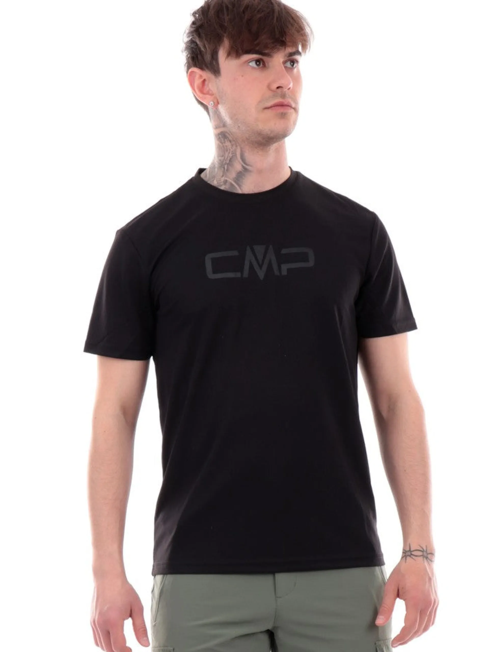 CMP T-Shirt*T-Shirt da Uomo 39T7117P Nera