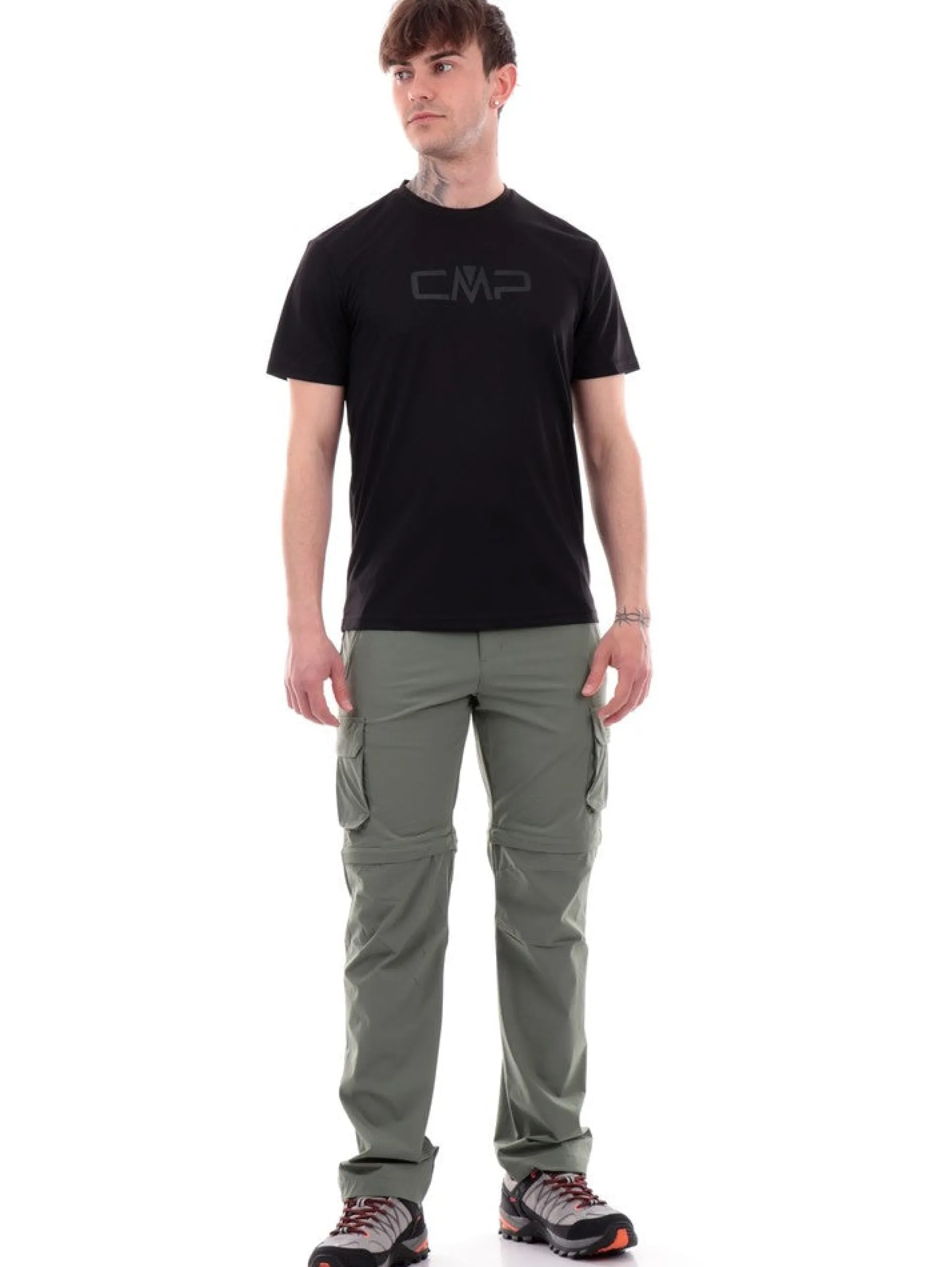 CMP T-Shirt*T-Shirt da Uomo 39T7117P Nera