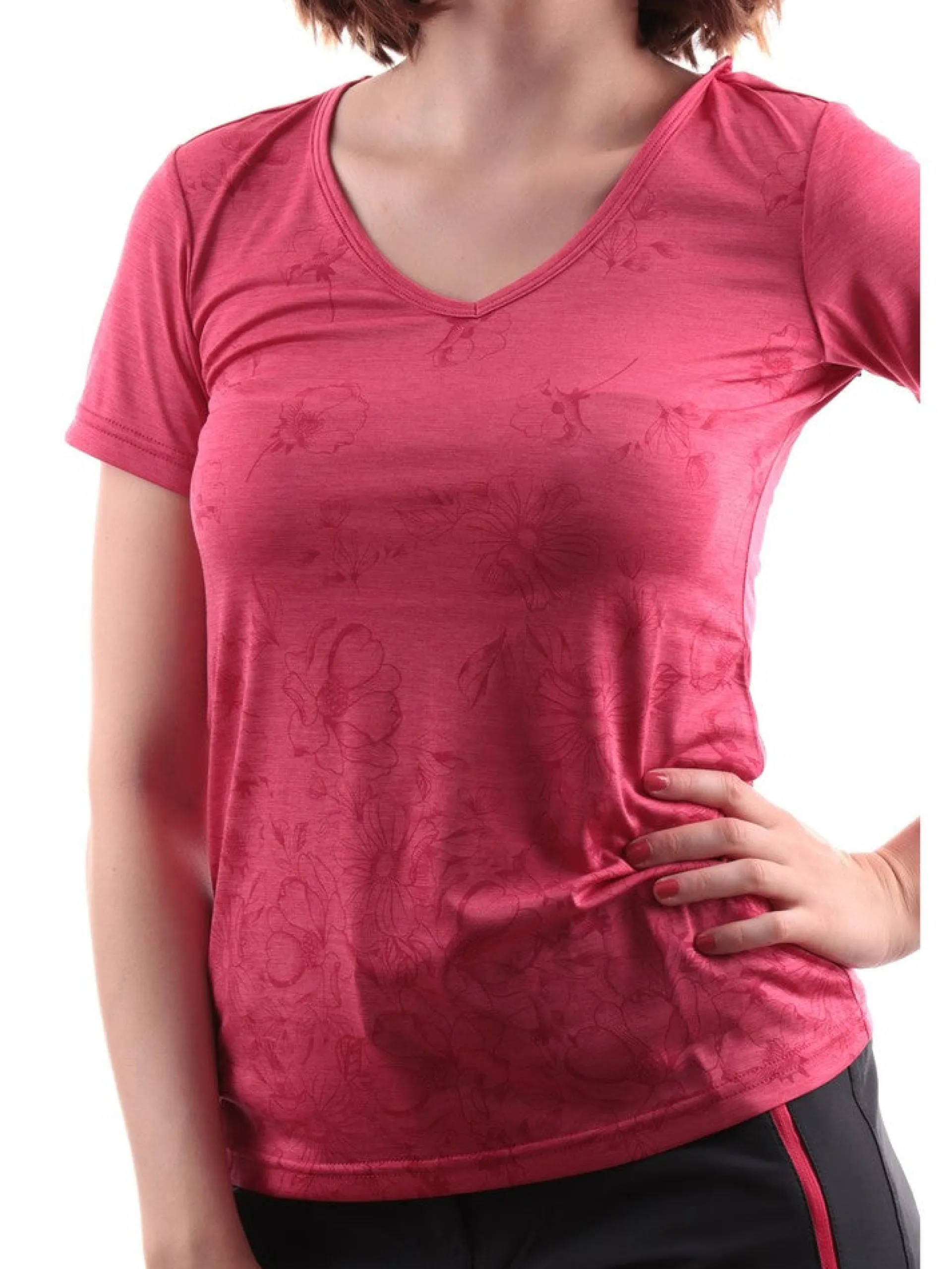 CMP T-Shirt*T-Shirt fucsia da donna 39T6136