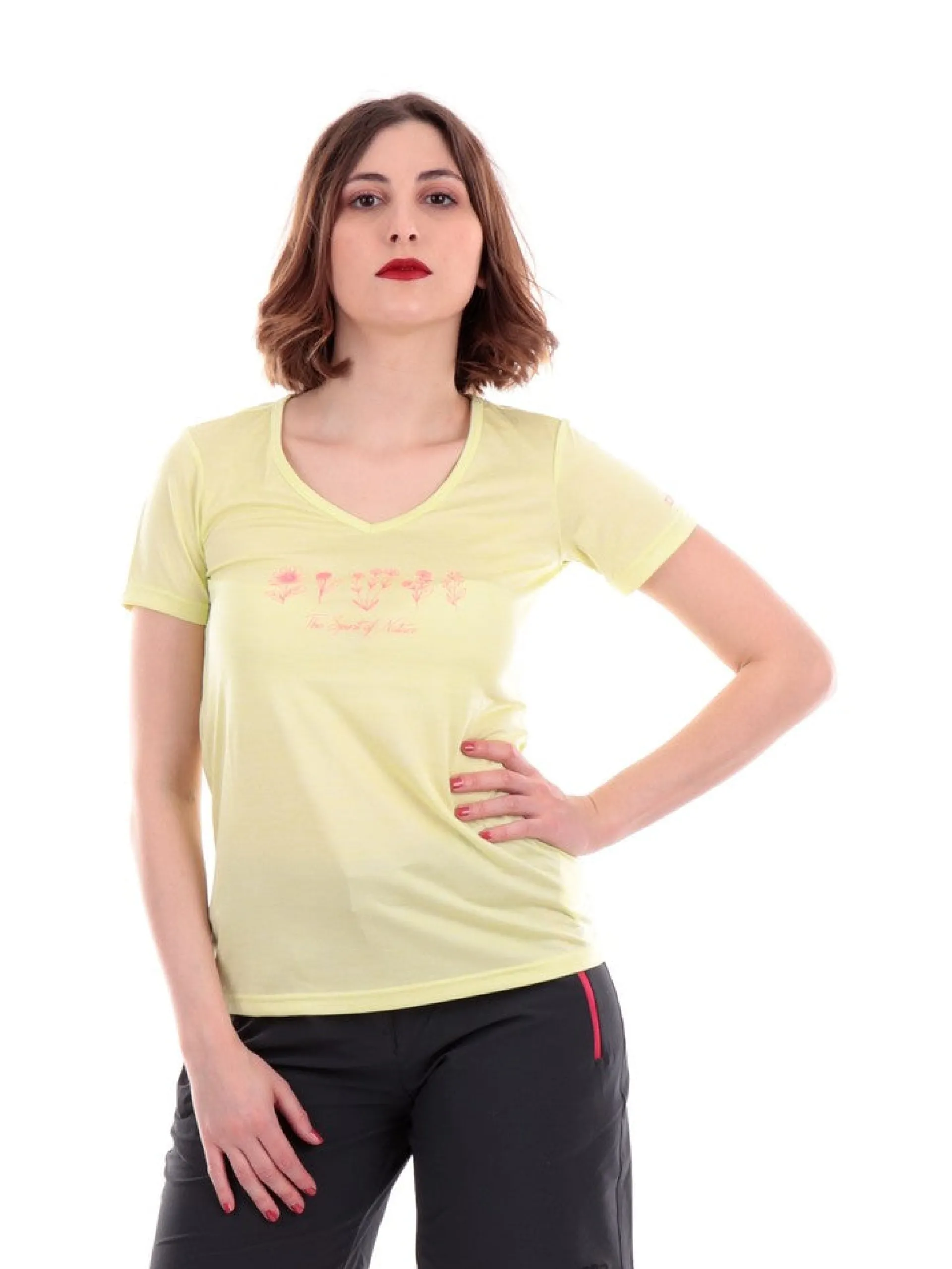 CMP T-Shirt*T-Shirt gialla da donna 39T6136