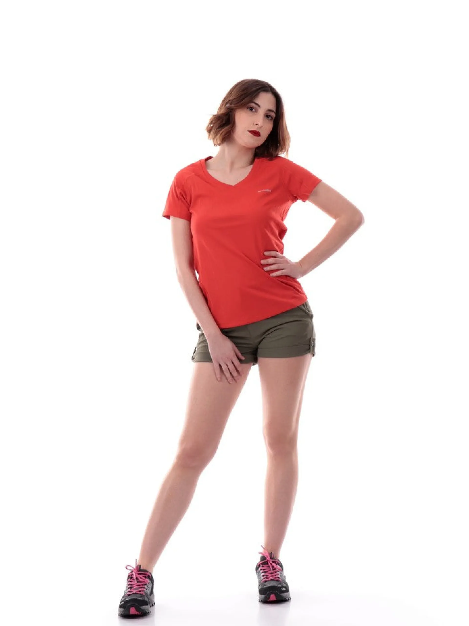 COLUMBIA T-Shirt*T-Shirt Rossa da Donna Zero Rules AL6914