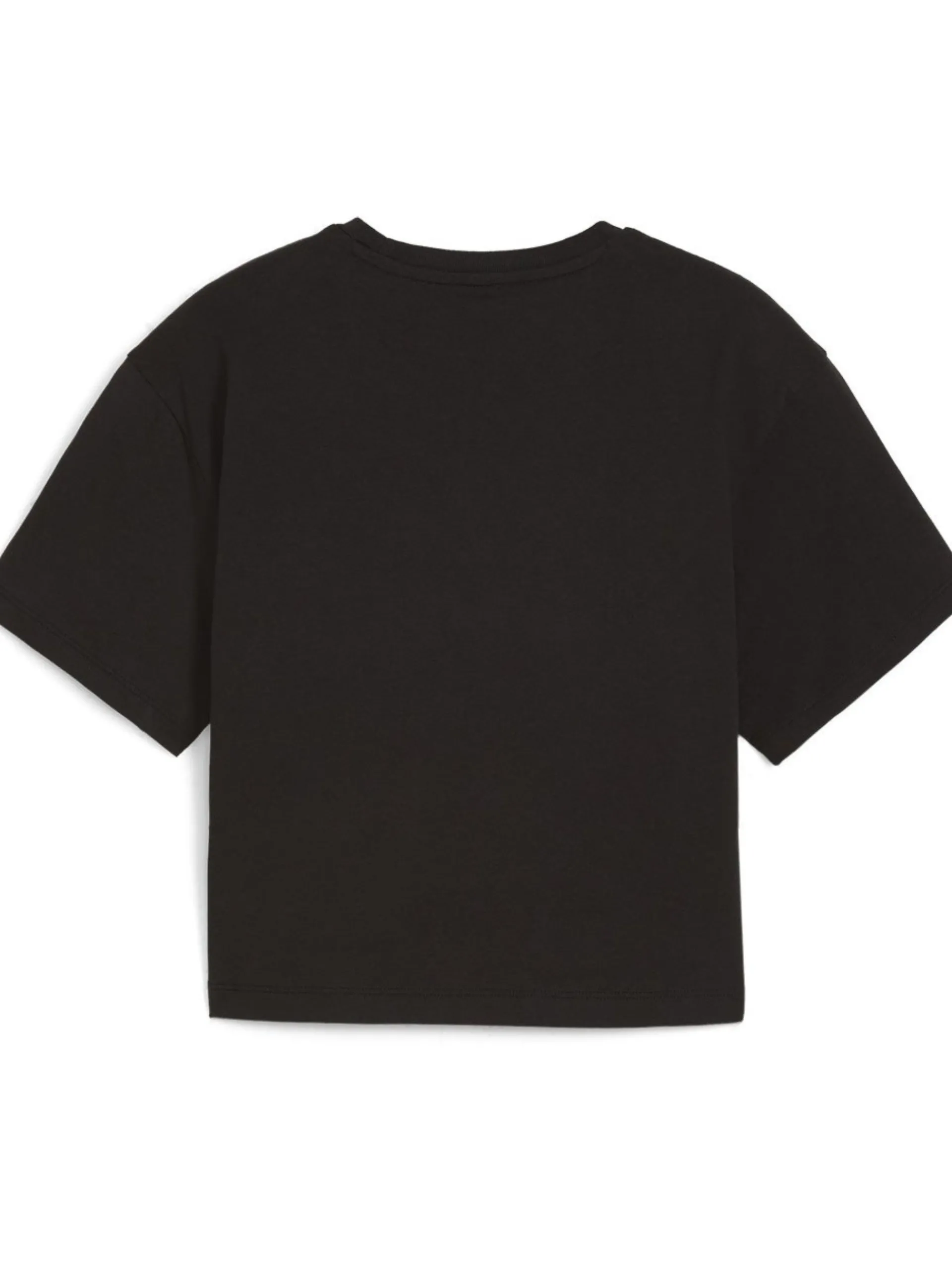 PUMA T-Shirt*T-SHIRT CROP NERA DA BAMBINA 845346