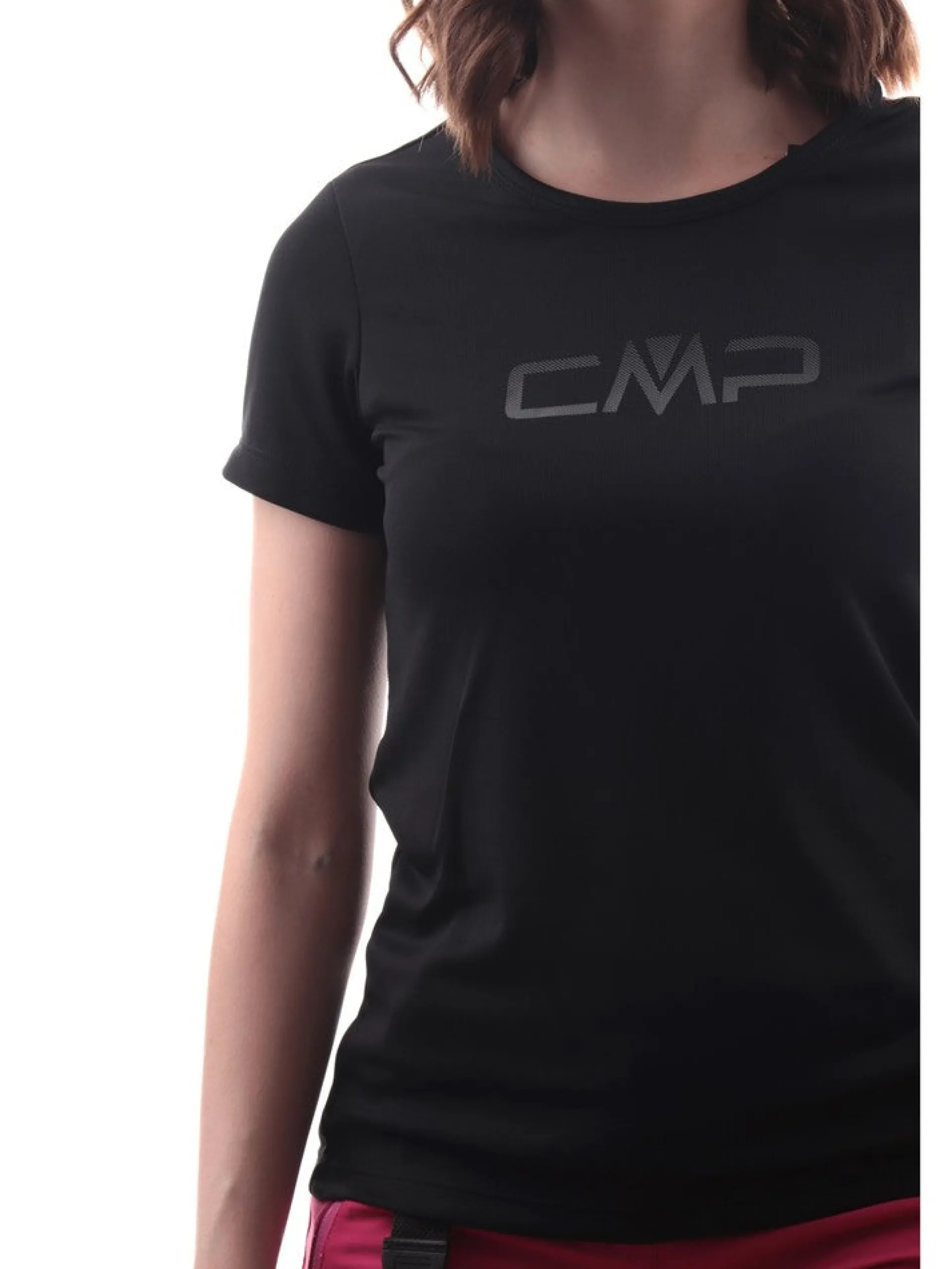 CMP T-Shirt*T-Shirt da trekking nera da donna 39T5676P
