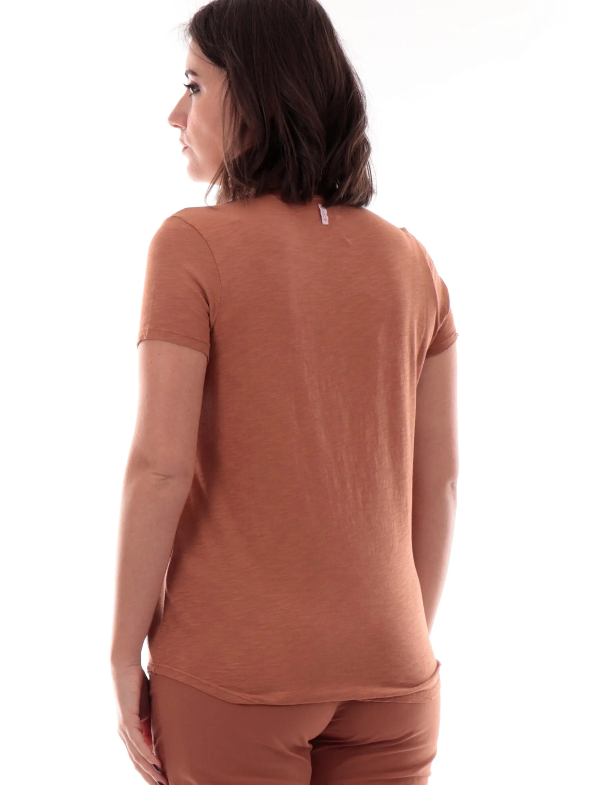 DEHA T-Shirt*T-shirt marrone da donna in jersey A00631