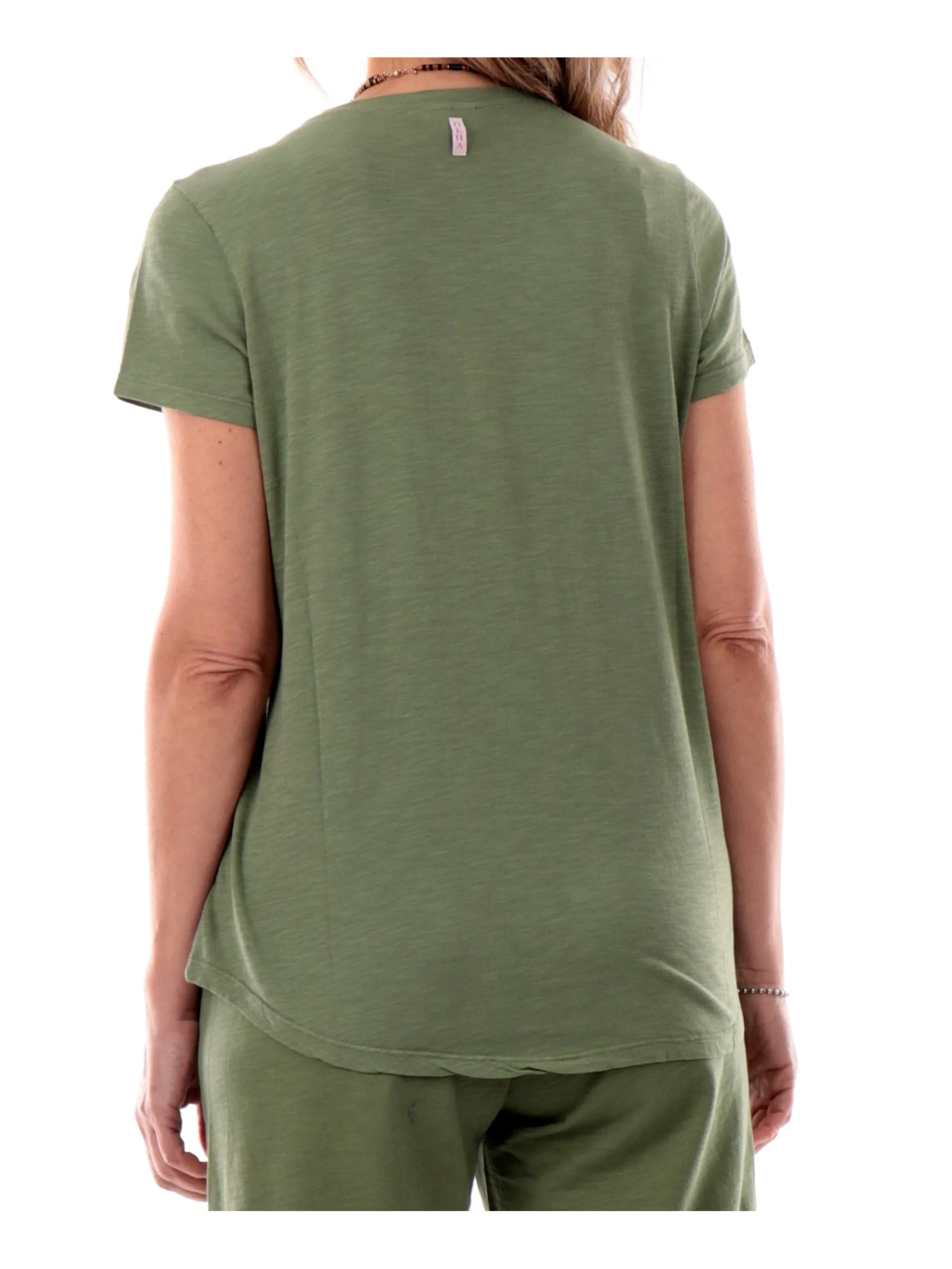 DEHA T-Shirt*T-shirt verde da donna in jersey A00631