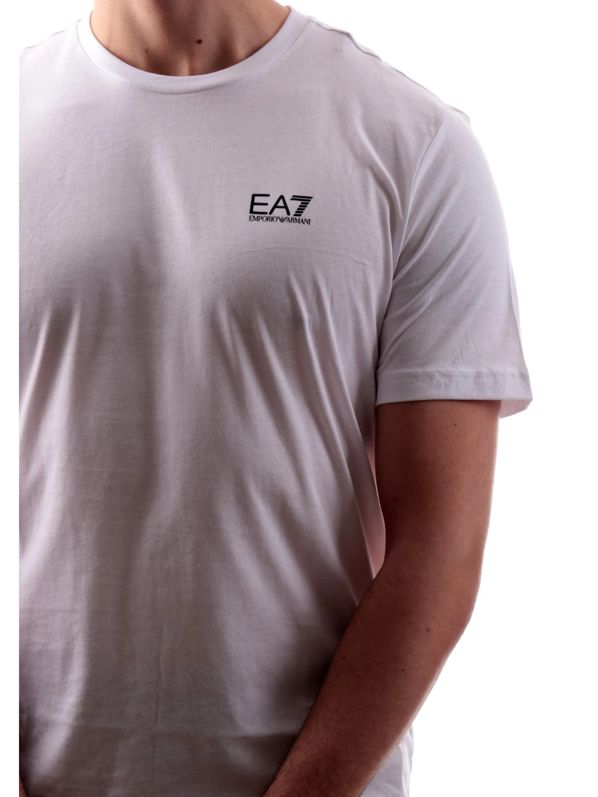 EMPORIO ARMANI 7 T-Shirt*T-shirt Emporio Armani bianca da uomo logo davanti e dietro 7M000567AF10375