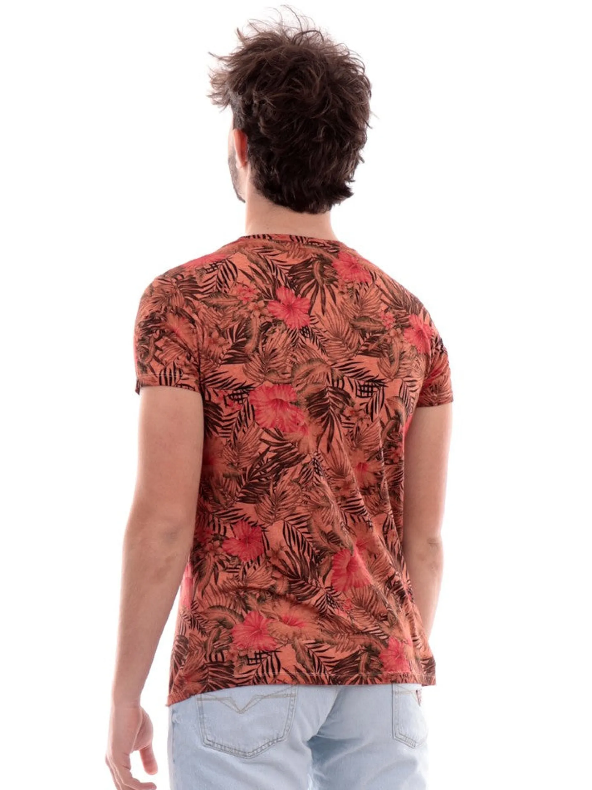 FIFTY FOUR T-Shirt*T-shirt arancione da uomo UDALLT396