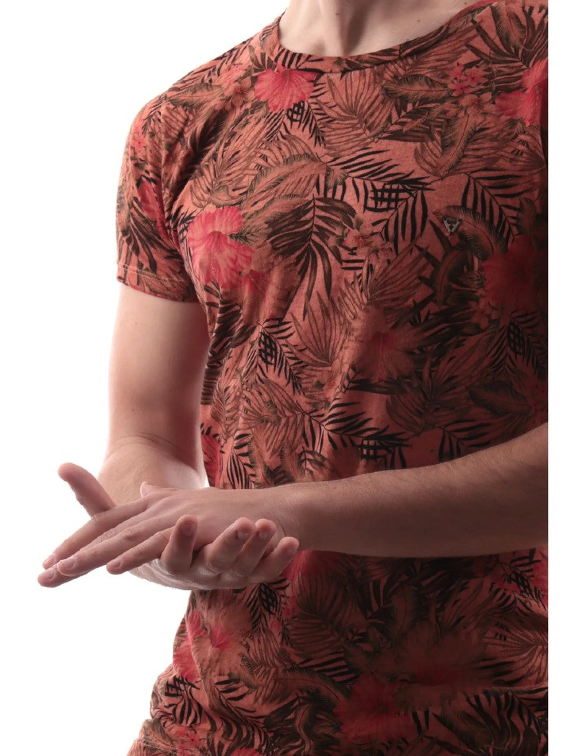 FIFTY FOUR T-Shirt*T-shirt arancione da uomo UDALLT396