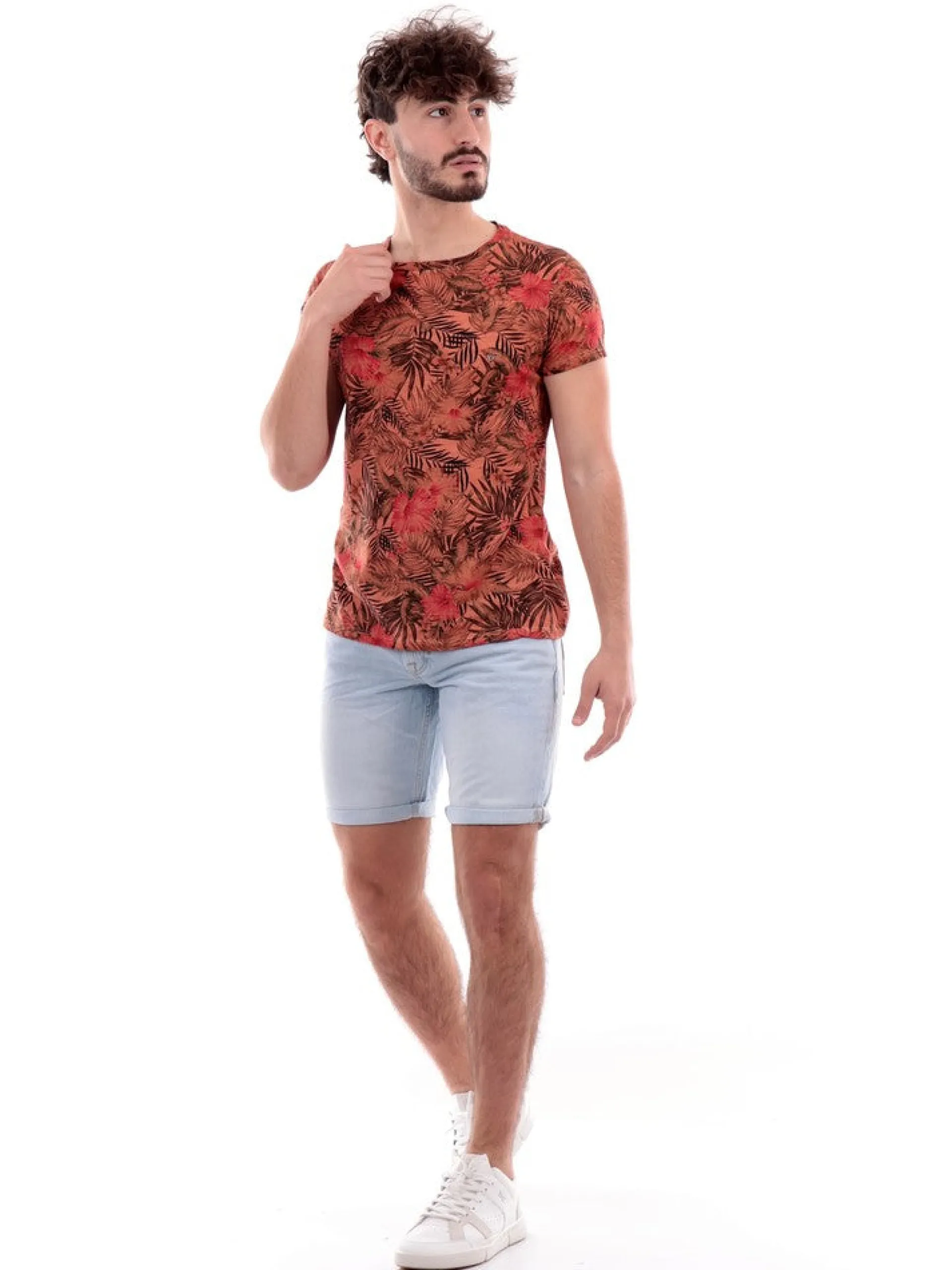 FIFTY FOUR T-Shirt*T-shirt arancione da uomo UDALLT396