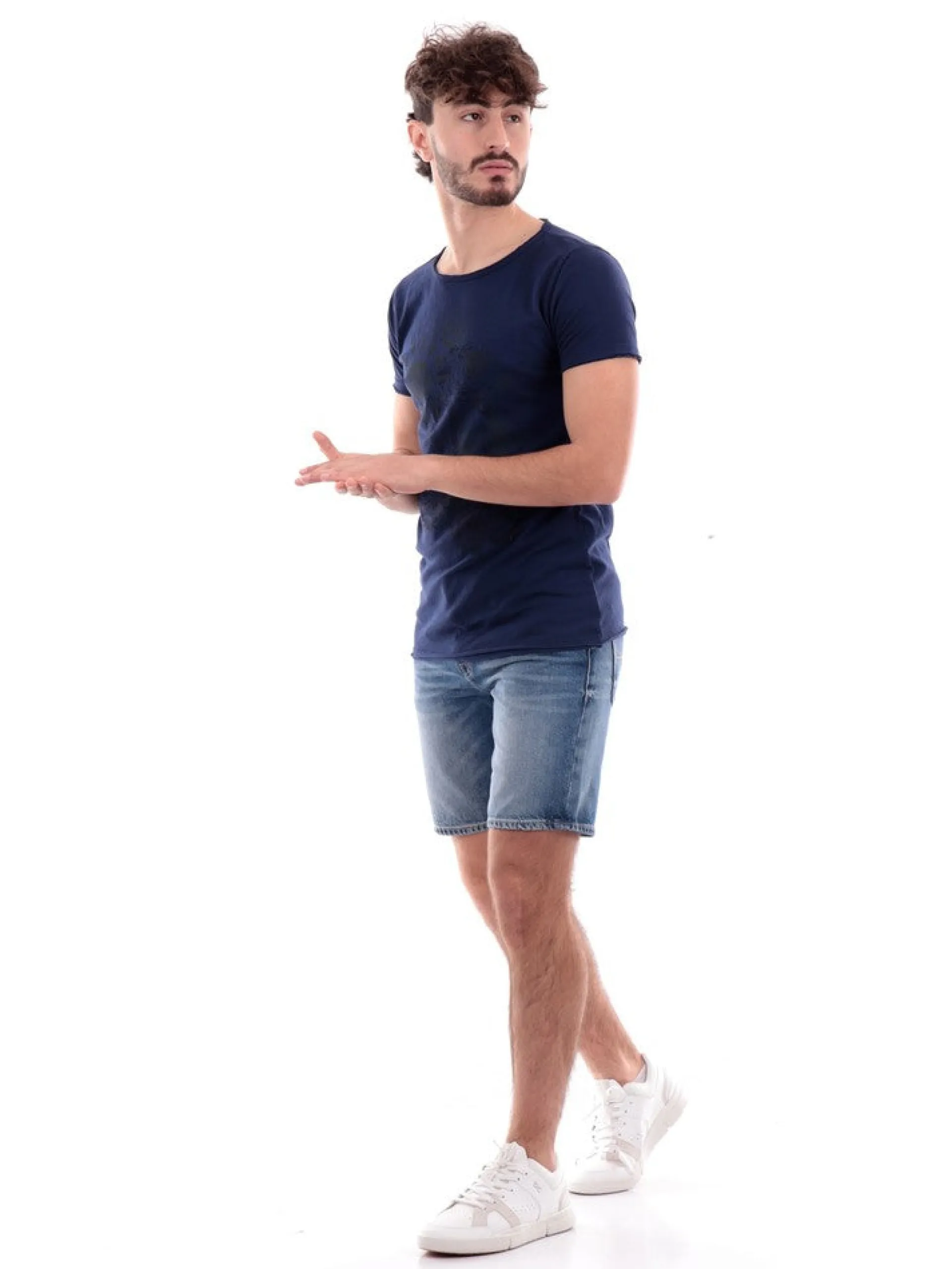 FIFTY FOUR T-Shirt*T-shirt blu da uomo FLUSHT396