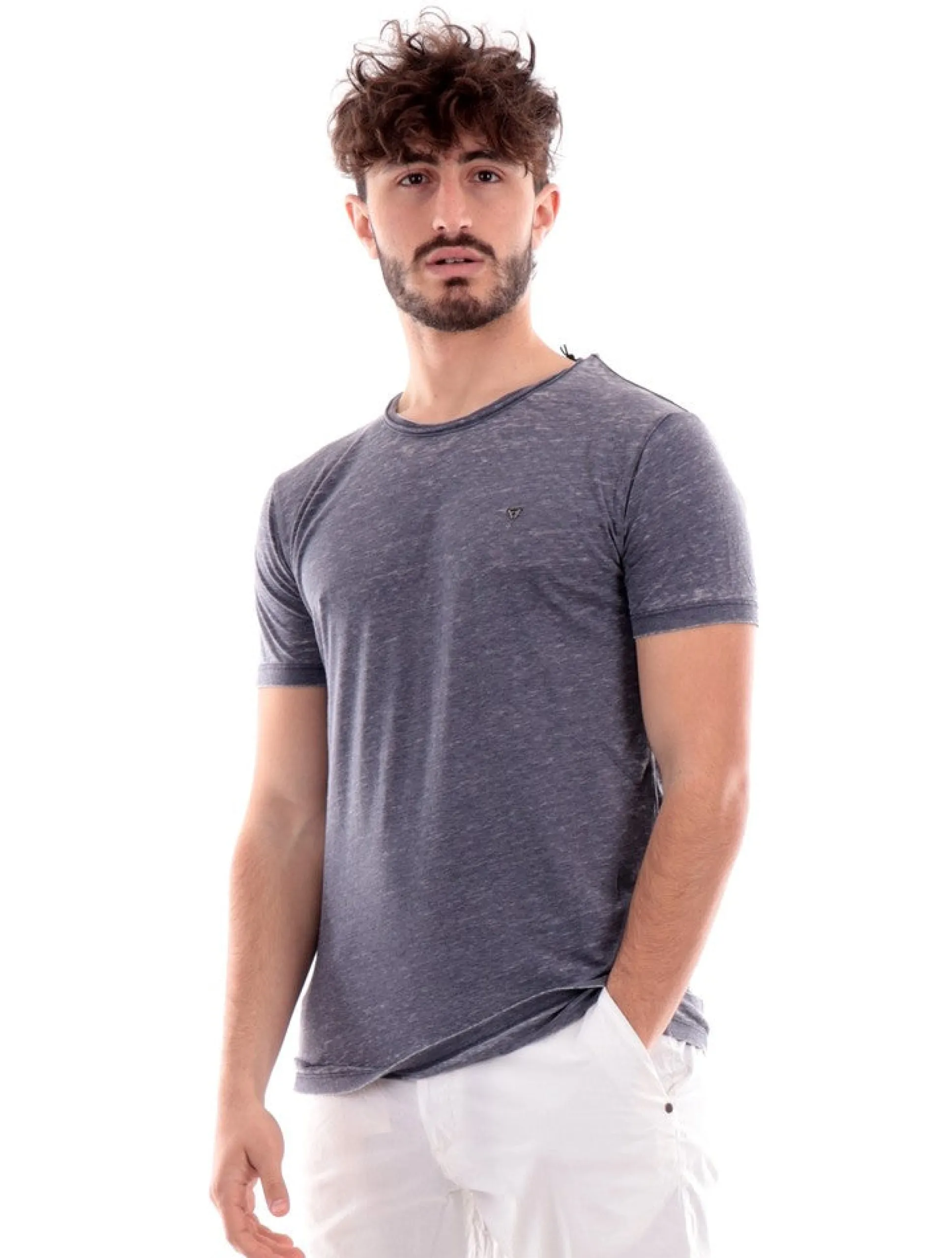 FIFTY FOUR T-Shirt*T-shirt grigia melange da uomo BELFYT631