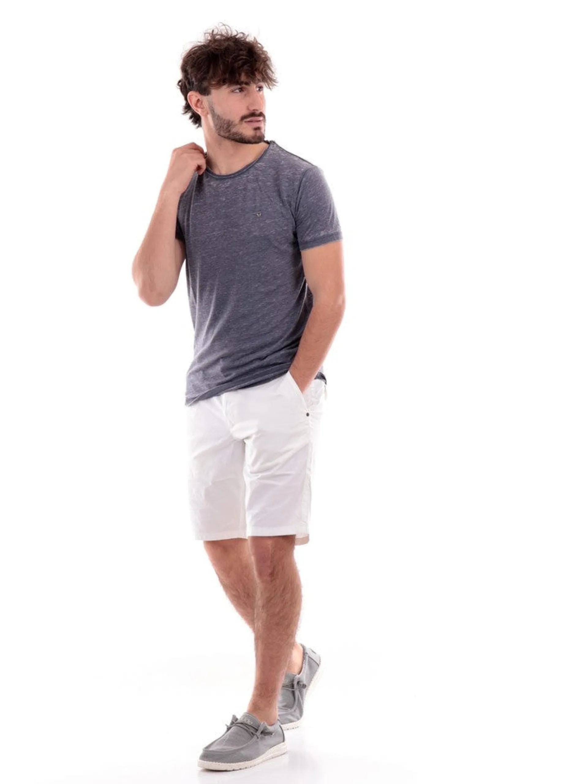 FIFTY FOUR T-Shirt*T-shirt grigia melange da uomo BELFYT631