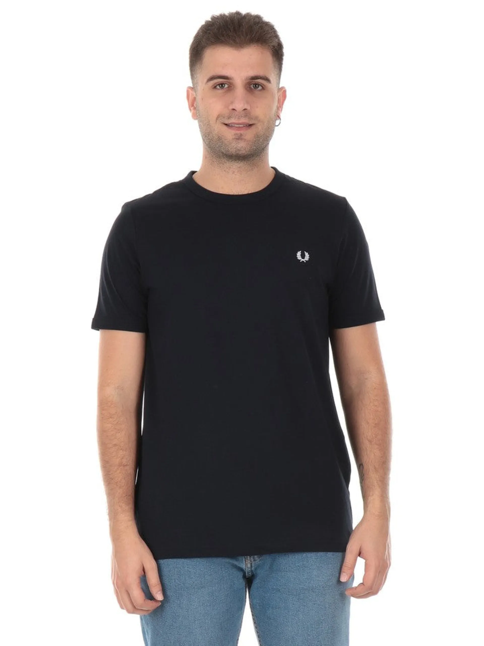 FRED PERRY T-Shirt*T-shirt blu navy da uomo M3519