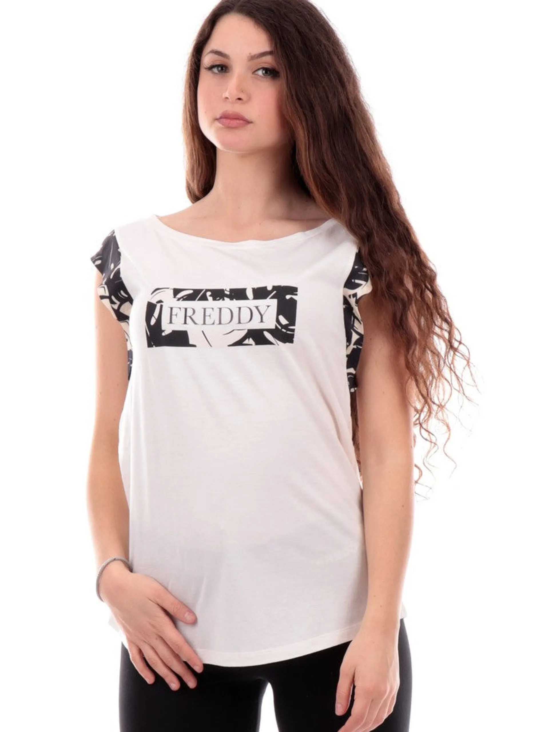 FREDDY T-Shirt*T-shirt da donna beige S4WSLT1