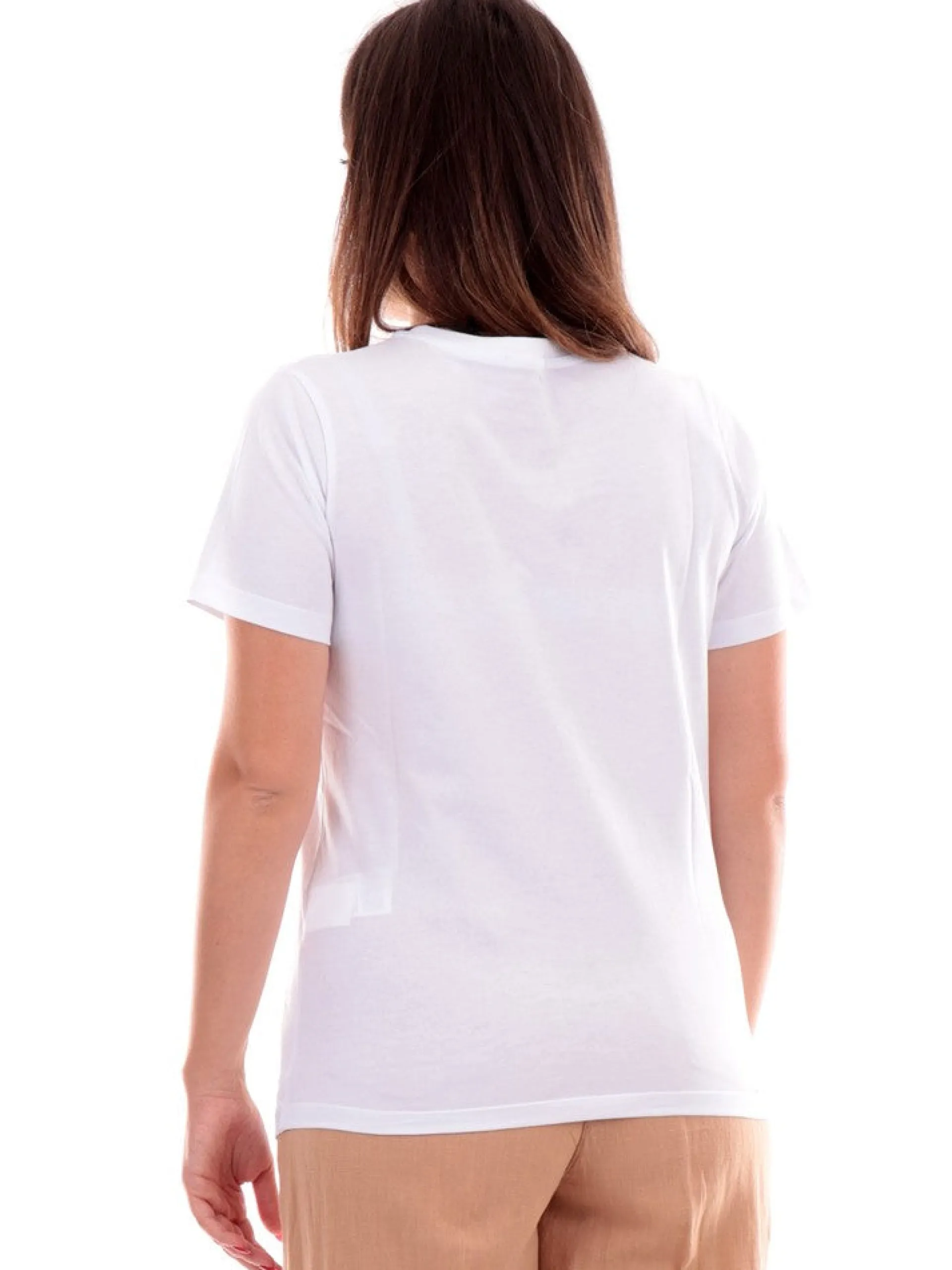 GAELLE T-Shirt*T-shirt bianca da donna con strass GAABW00339