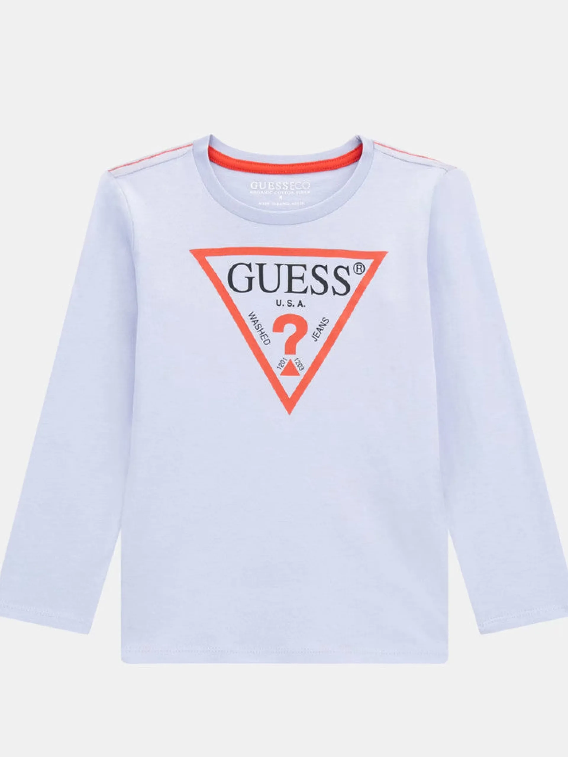 GUESS T-Shirt*T-Shirt bianca da bambino maxi logo N84I24K8HM0