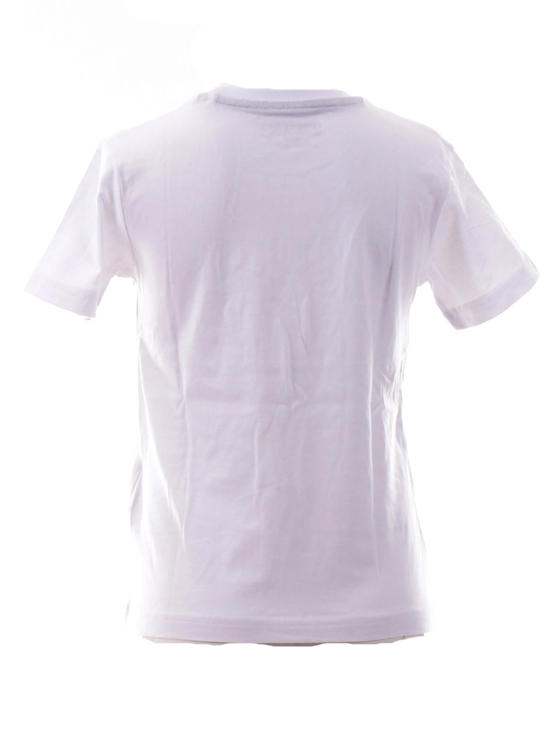 GUESS T-Shirt*T-shirt bianca da bambino patch ricamata verde e blu N5RI23K8HM4