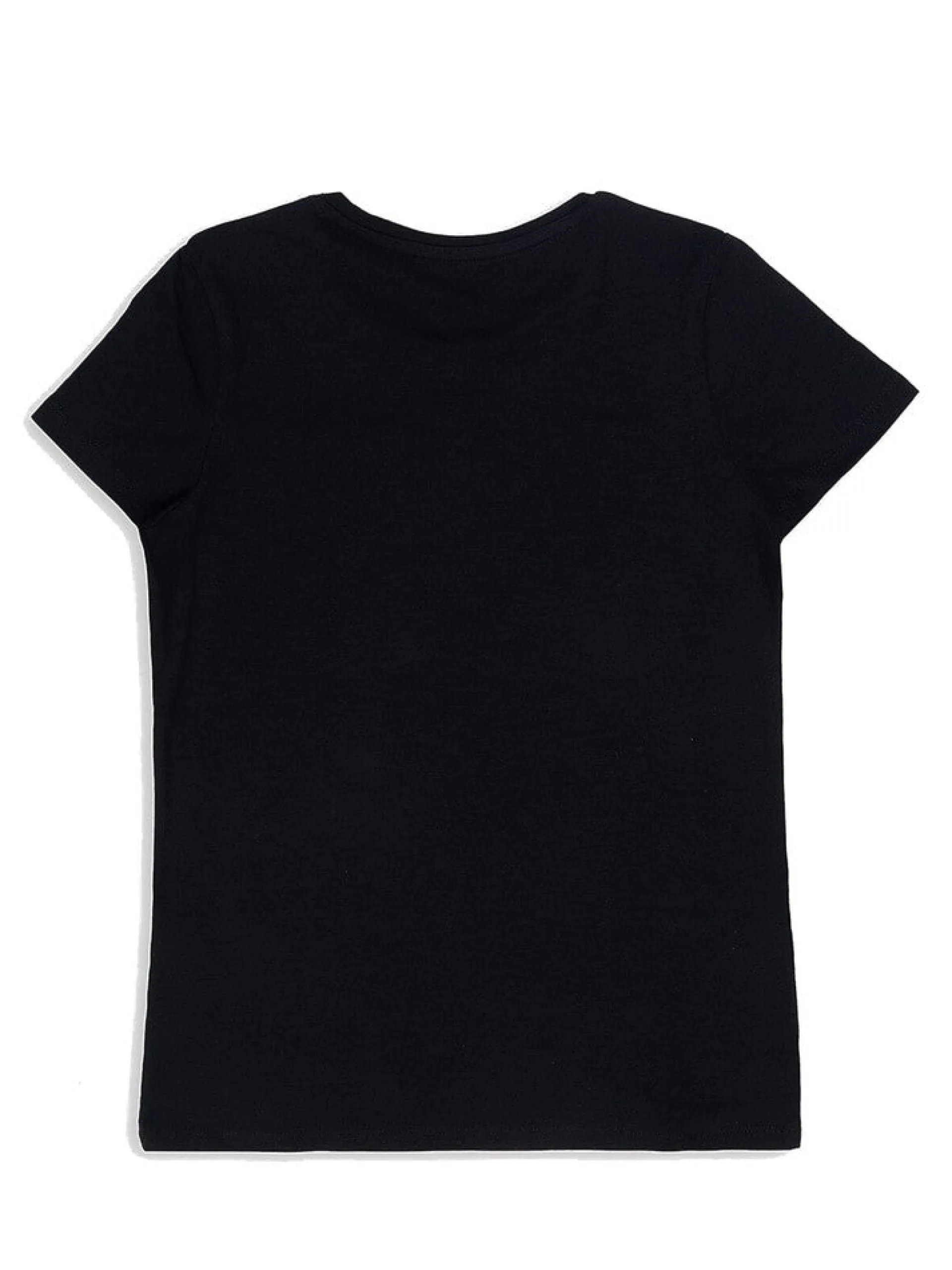 GUESS T-Shirt*T-Shirt Nera da bambina con logo strass