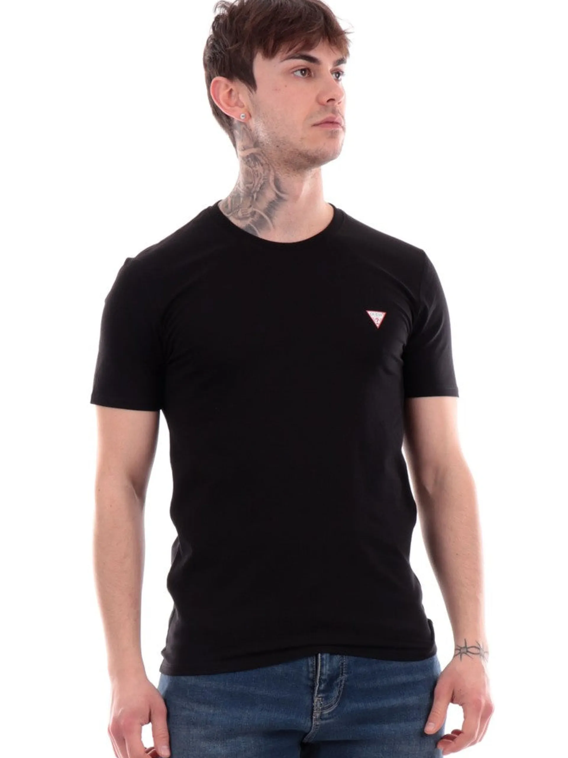 GUESS T-Shirt*T-shirt nera da uomo M2YI24J1314