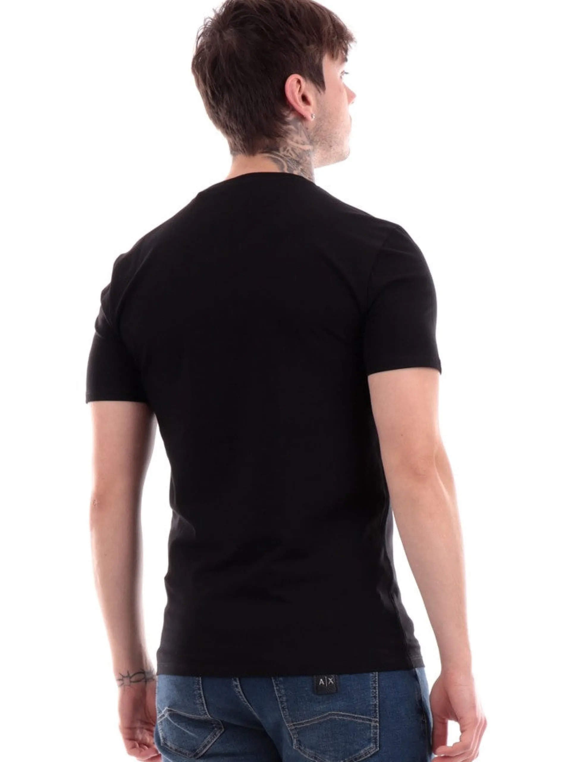 GUESS T-Shirt*T-shirt nera da uomo M2YI24J1314