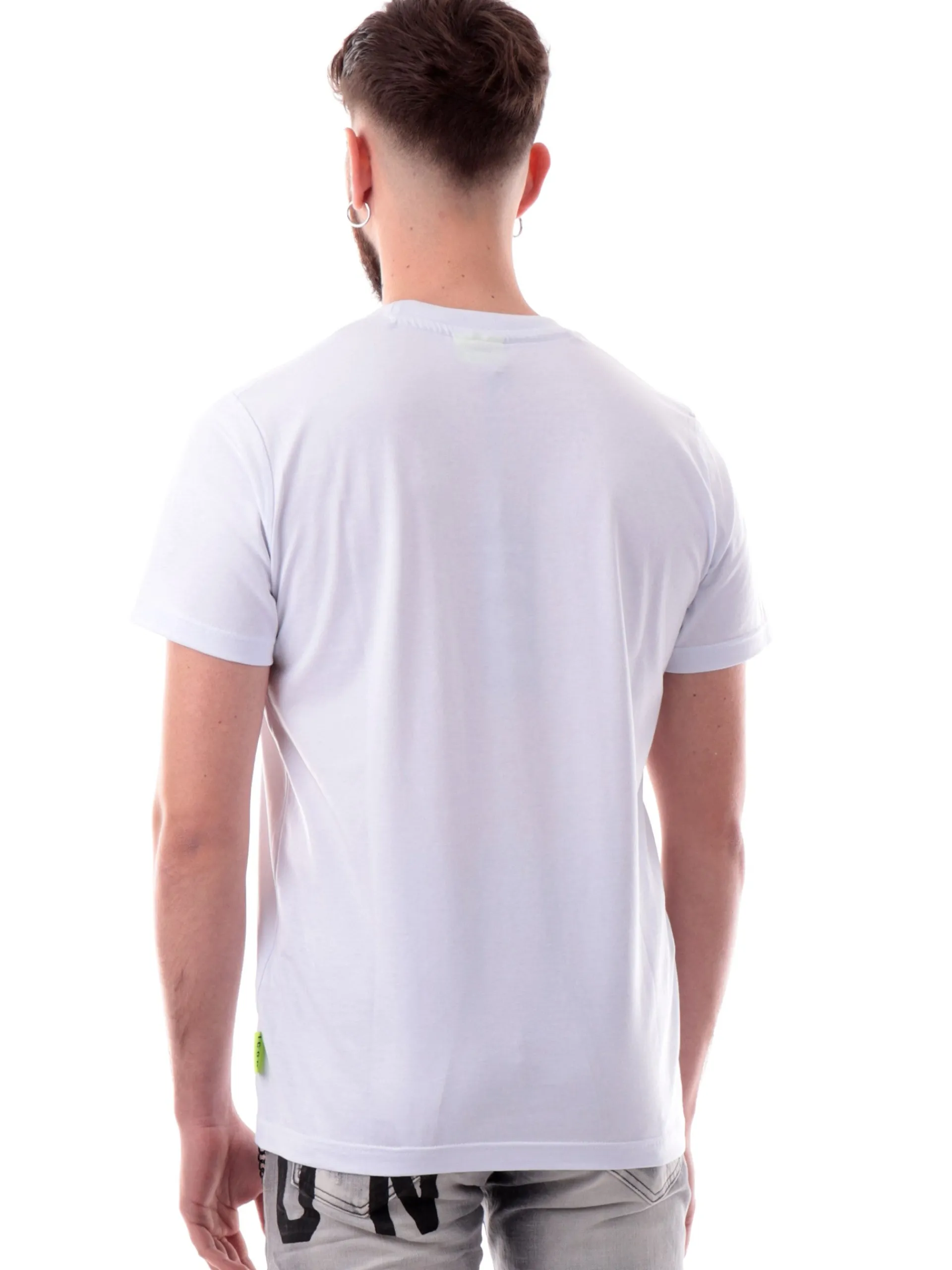 ICON T-Shirt*T-shirt bianca da uomo maxi logo ICUS2S5T021