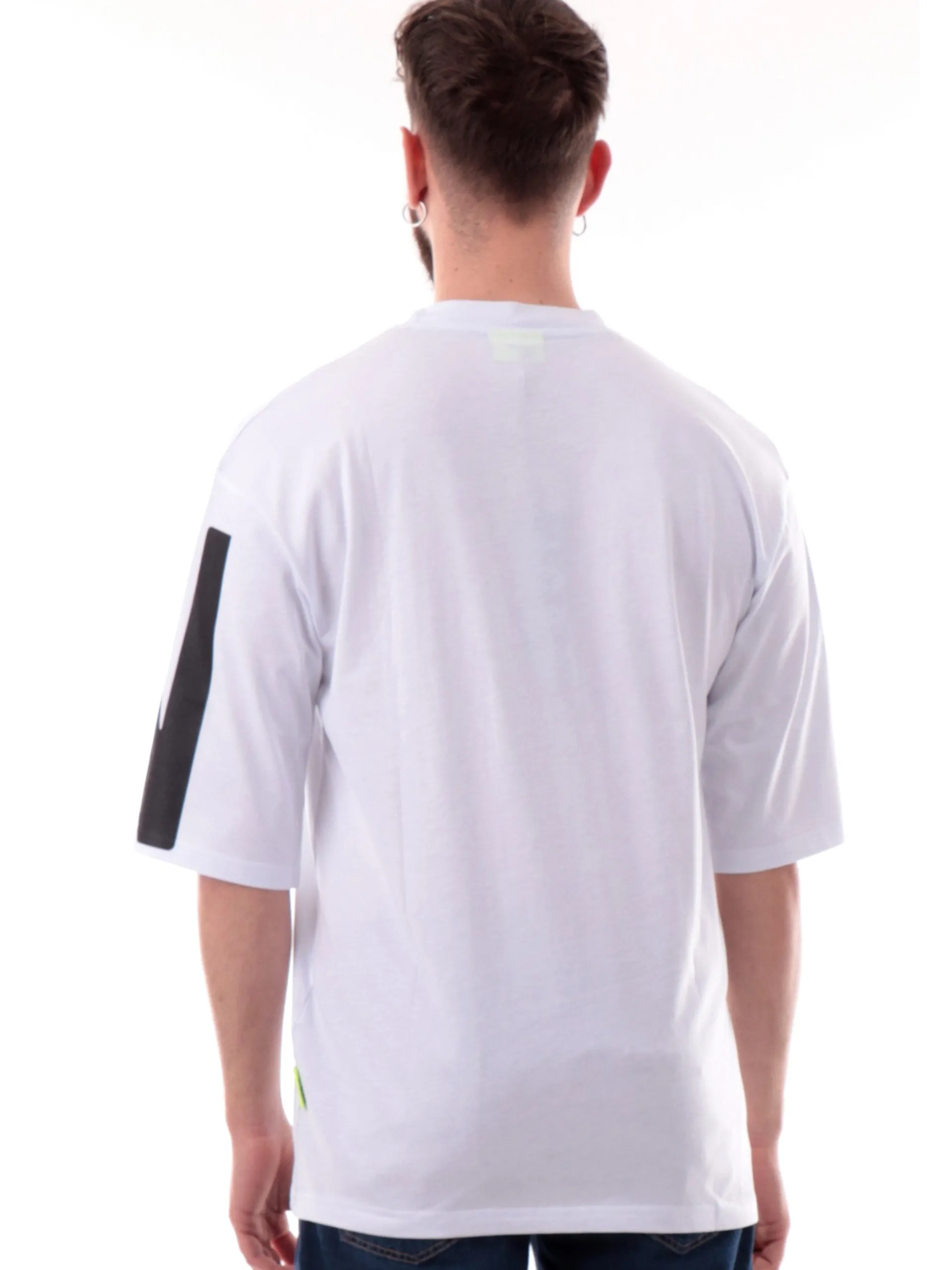 ICON T-Shirt*T-shirt bianca da uomo Logo bianco Maxi ICUS2S5T063
