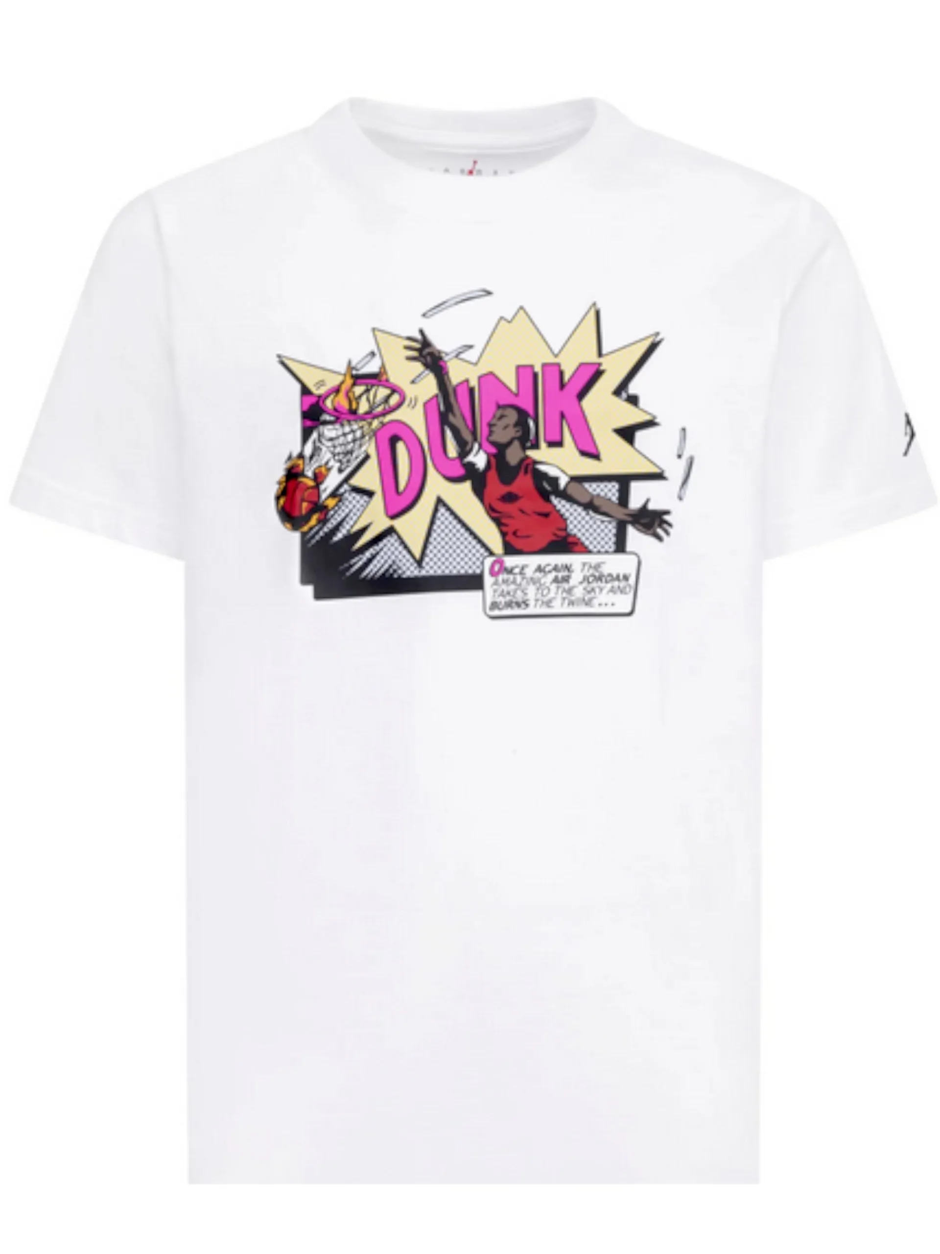 NIKE JORDAN T-Shirt*T-shirt Jordan bianca da bambino maxi stampa Air Comics 95D256
