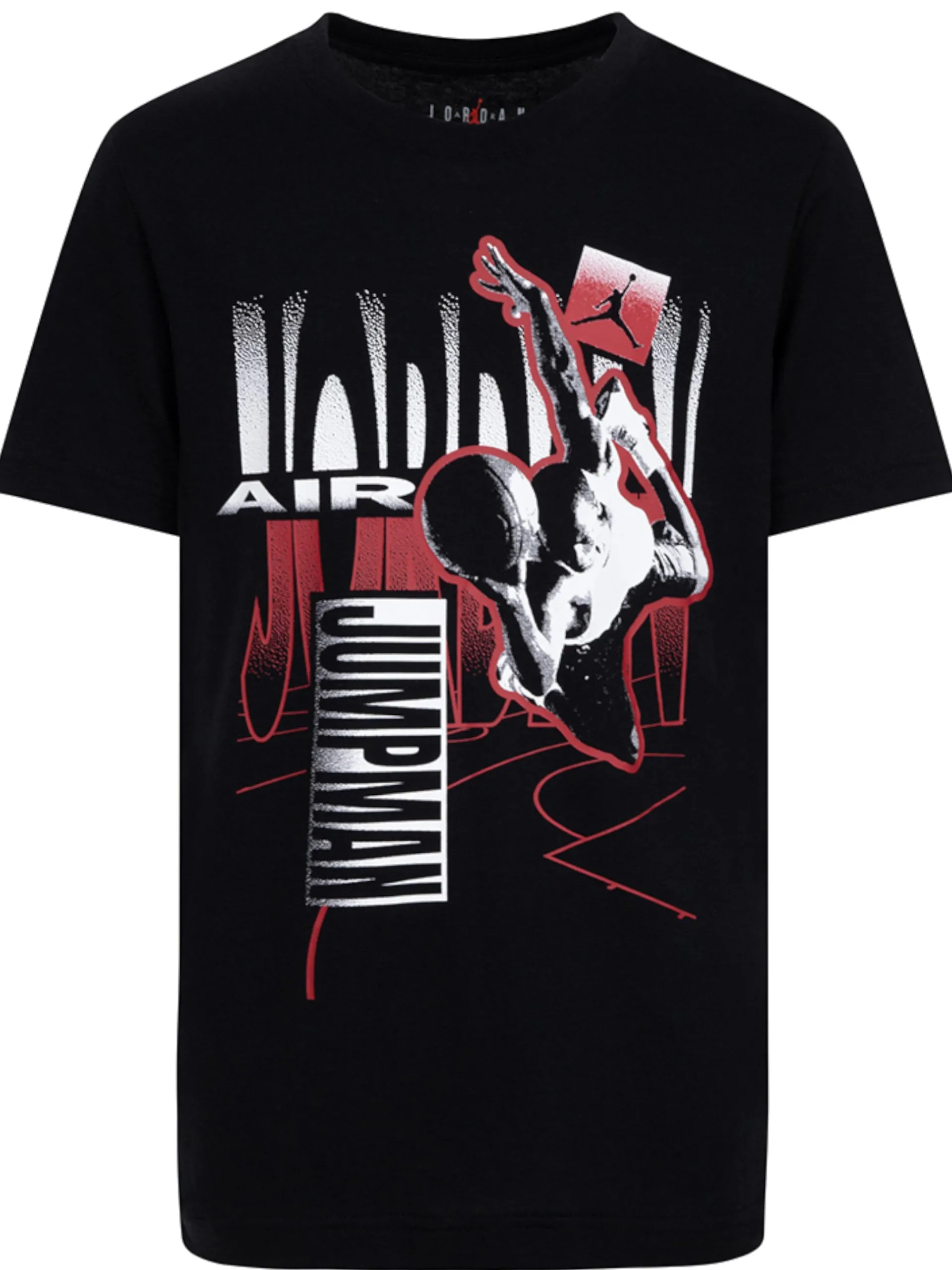 NIKE JORDAN T-Shirt*T-shirt Jordan nera da bambino maxi stampa 95D367