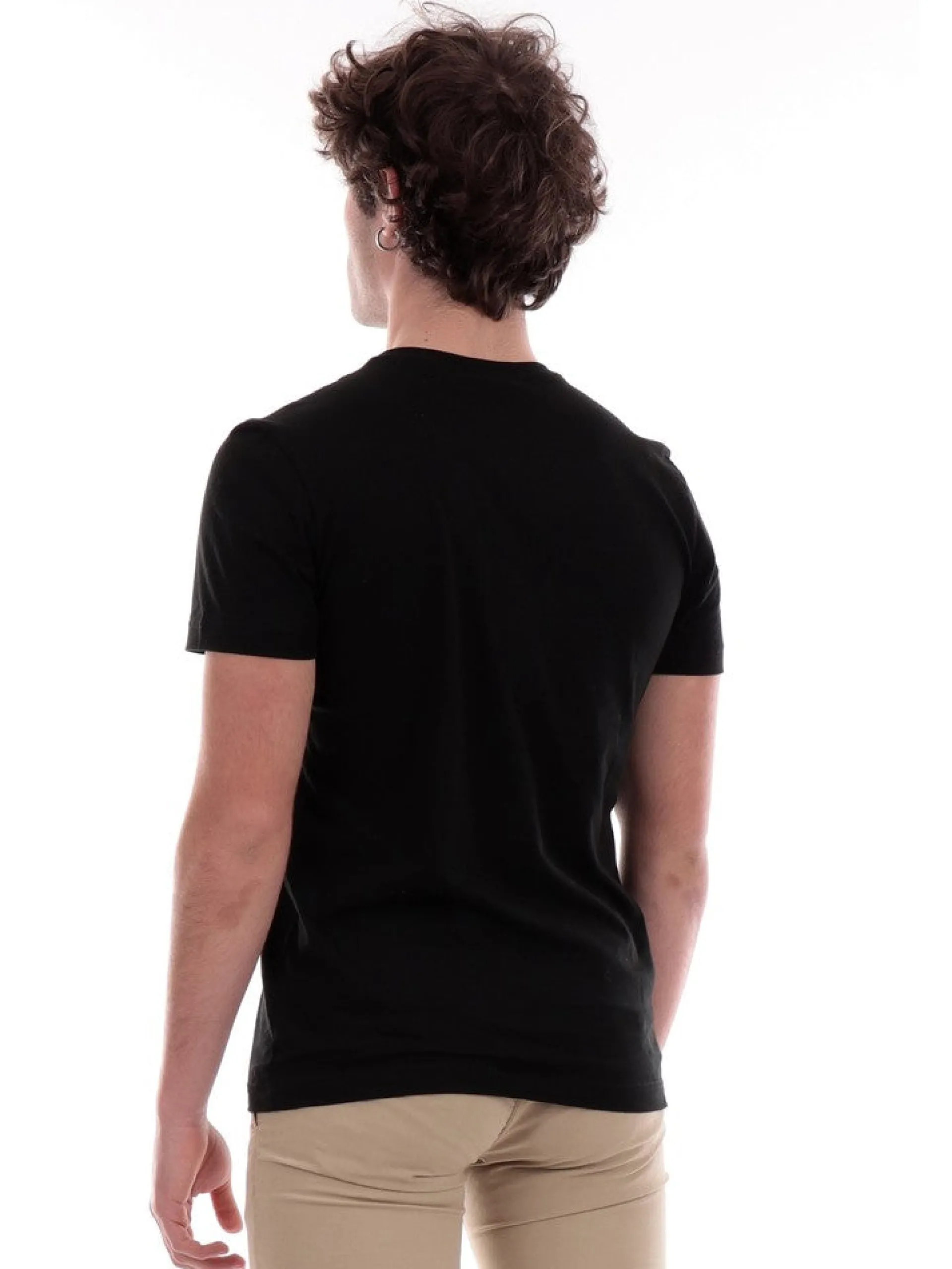 LACOSTE T-Shirt*T-shirt nera da uomo TH2038