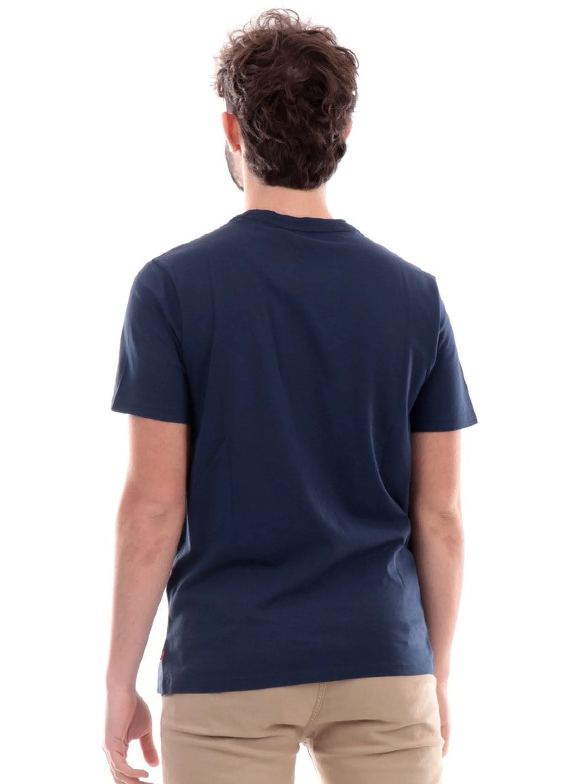 LEVIS T-Shirt*T-shirt blu da uomo con maxi stampa 177830