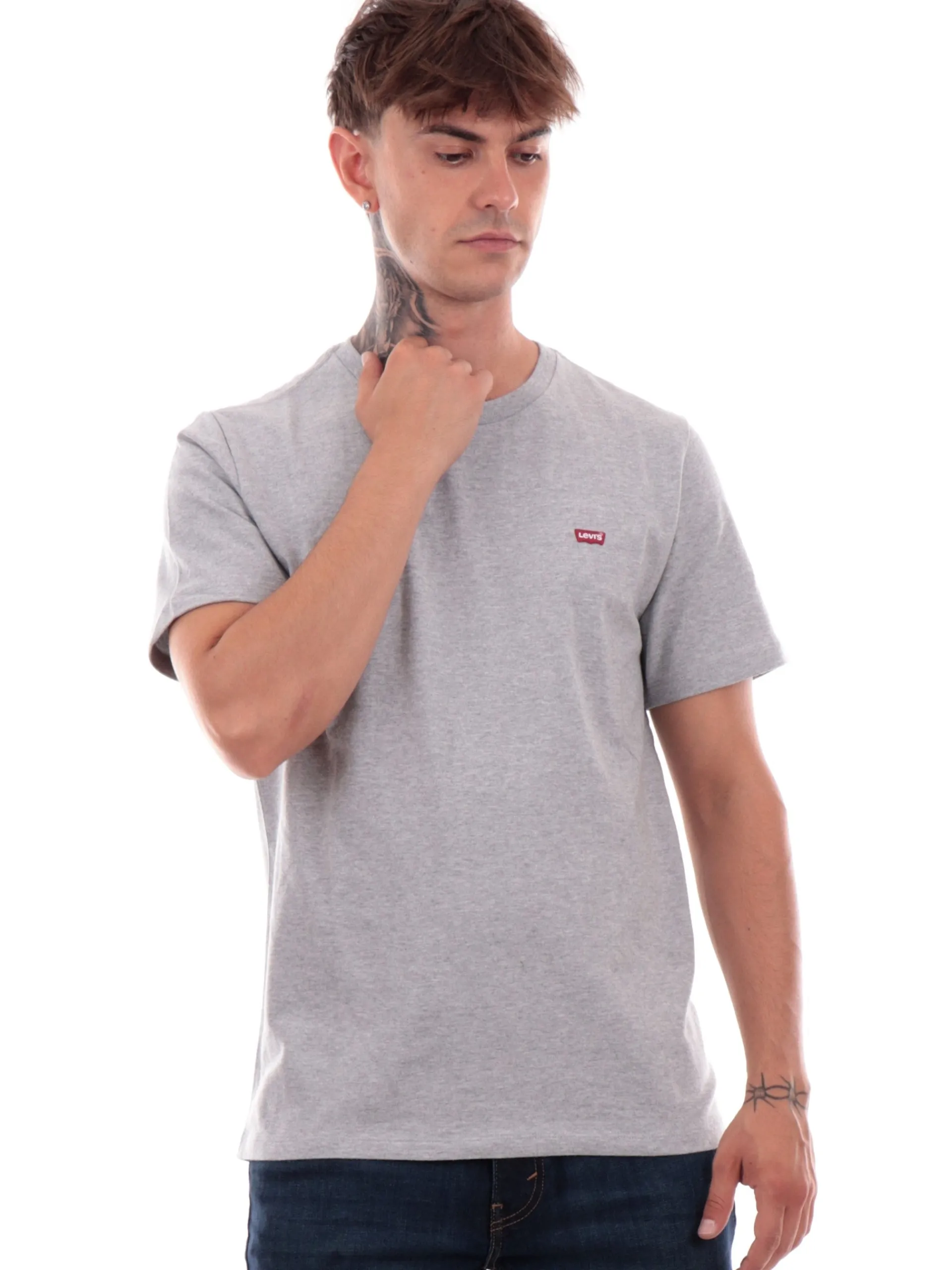 LEVIS T-Shirt*T-shirt Levi's grigia da uomo Original 566050