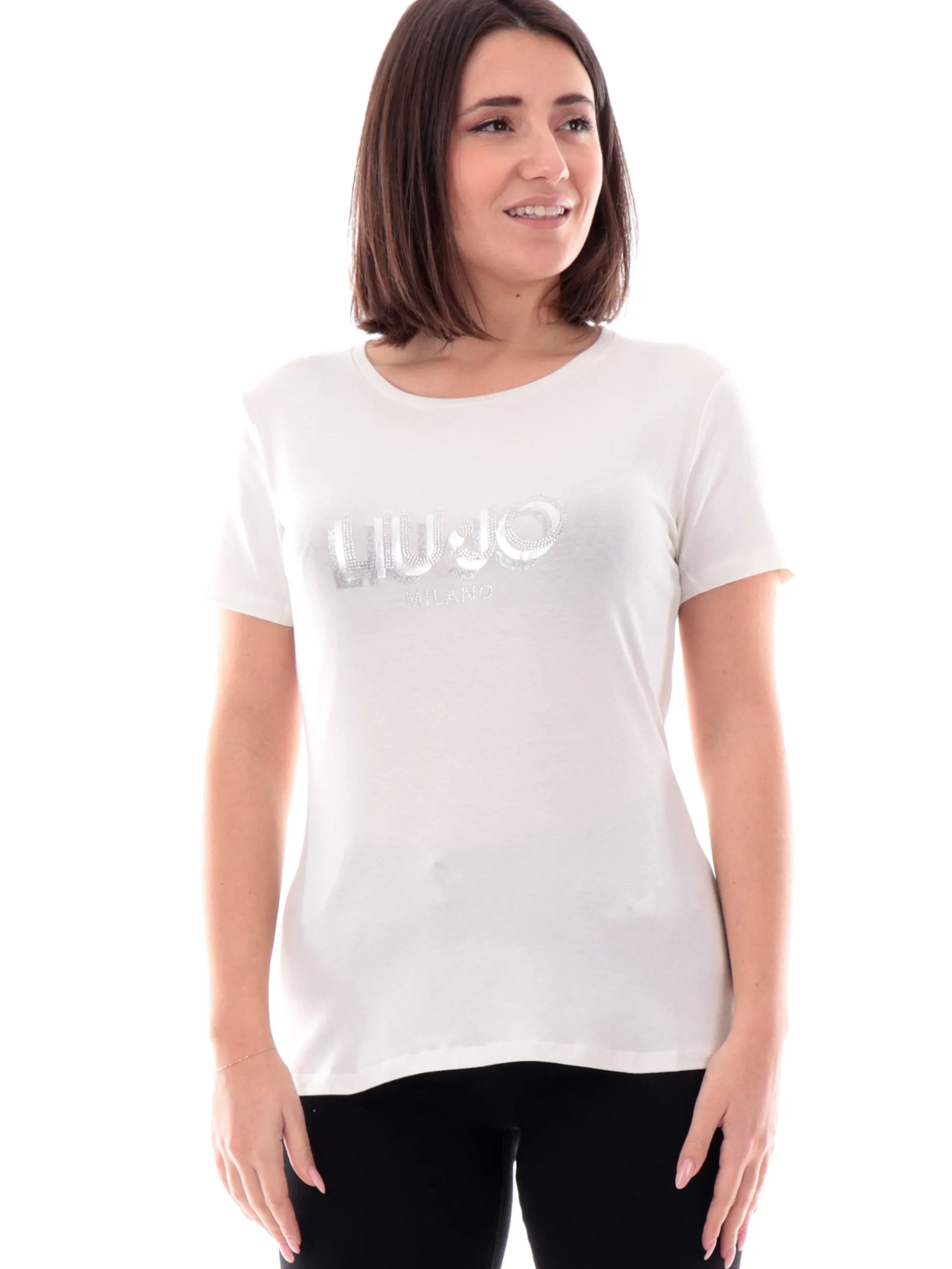 LIU JO SPORT T-Shirt*T-Shirt Liu Jo Bianca da donna TA5214JS003
