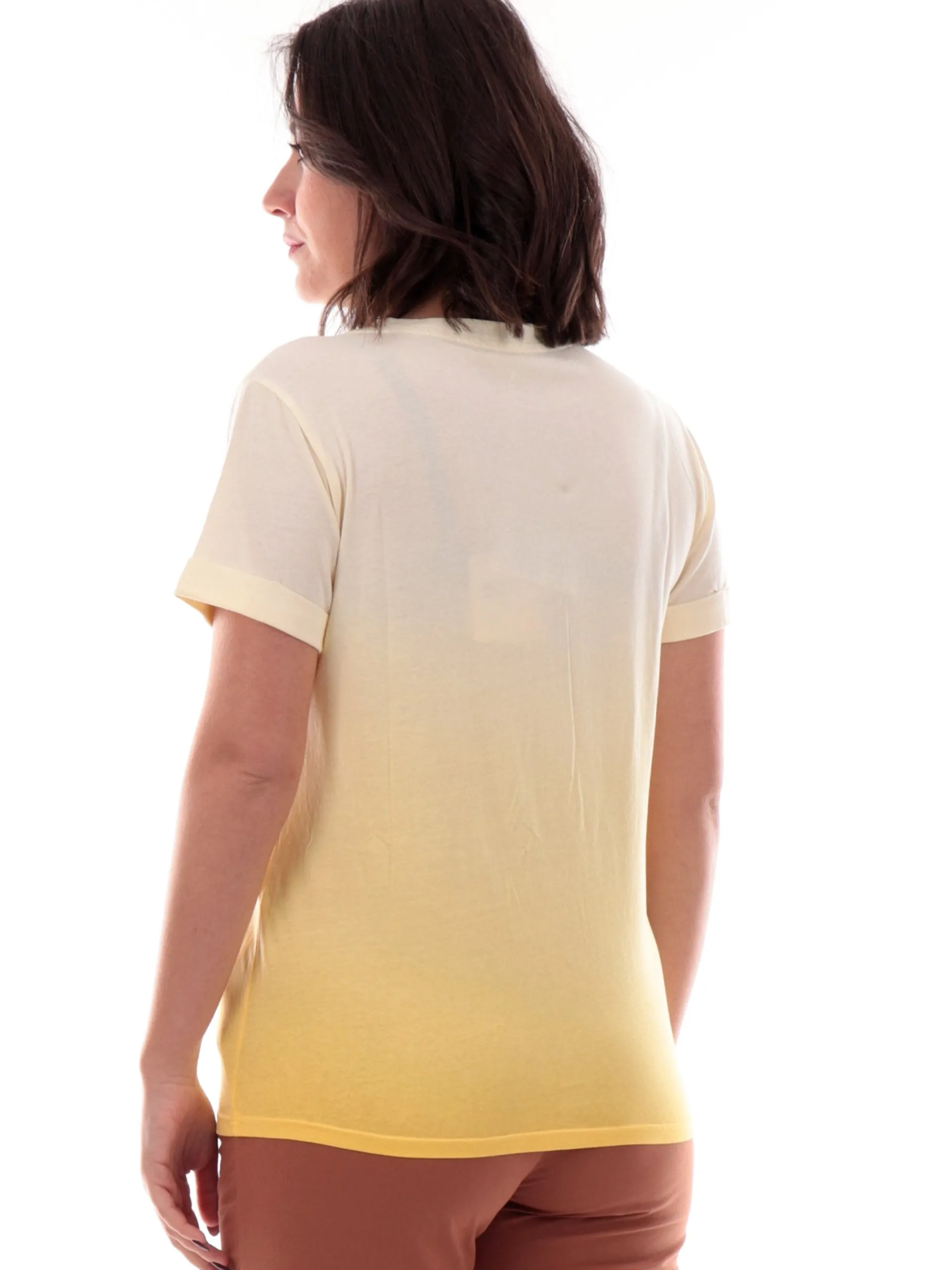 LIU JO SPORT T-Shirt*T-shirt Liu Jo gialla da donna con strass TA5267JS923