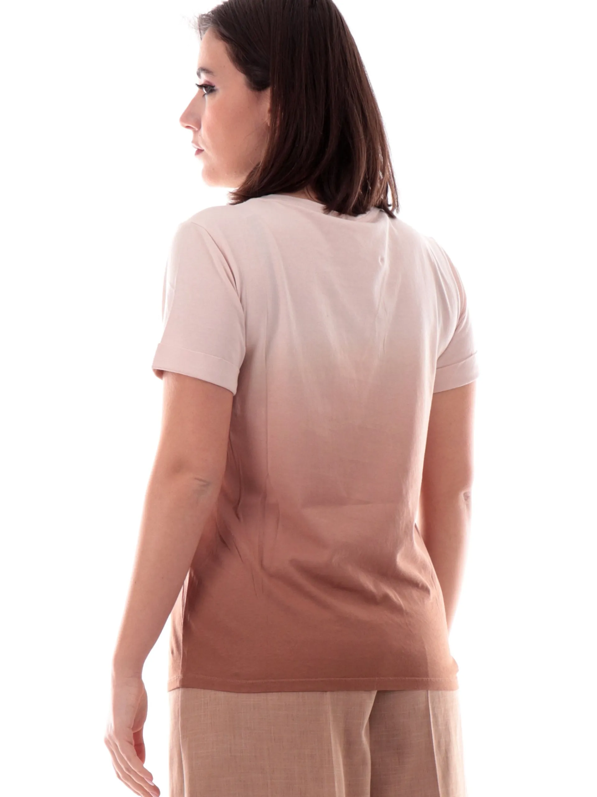 LIU JO SPORT T-Shirt*T-shirt Liu Jo rosa da donna con strass TA5267JS923
