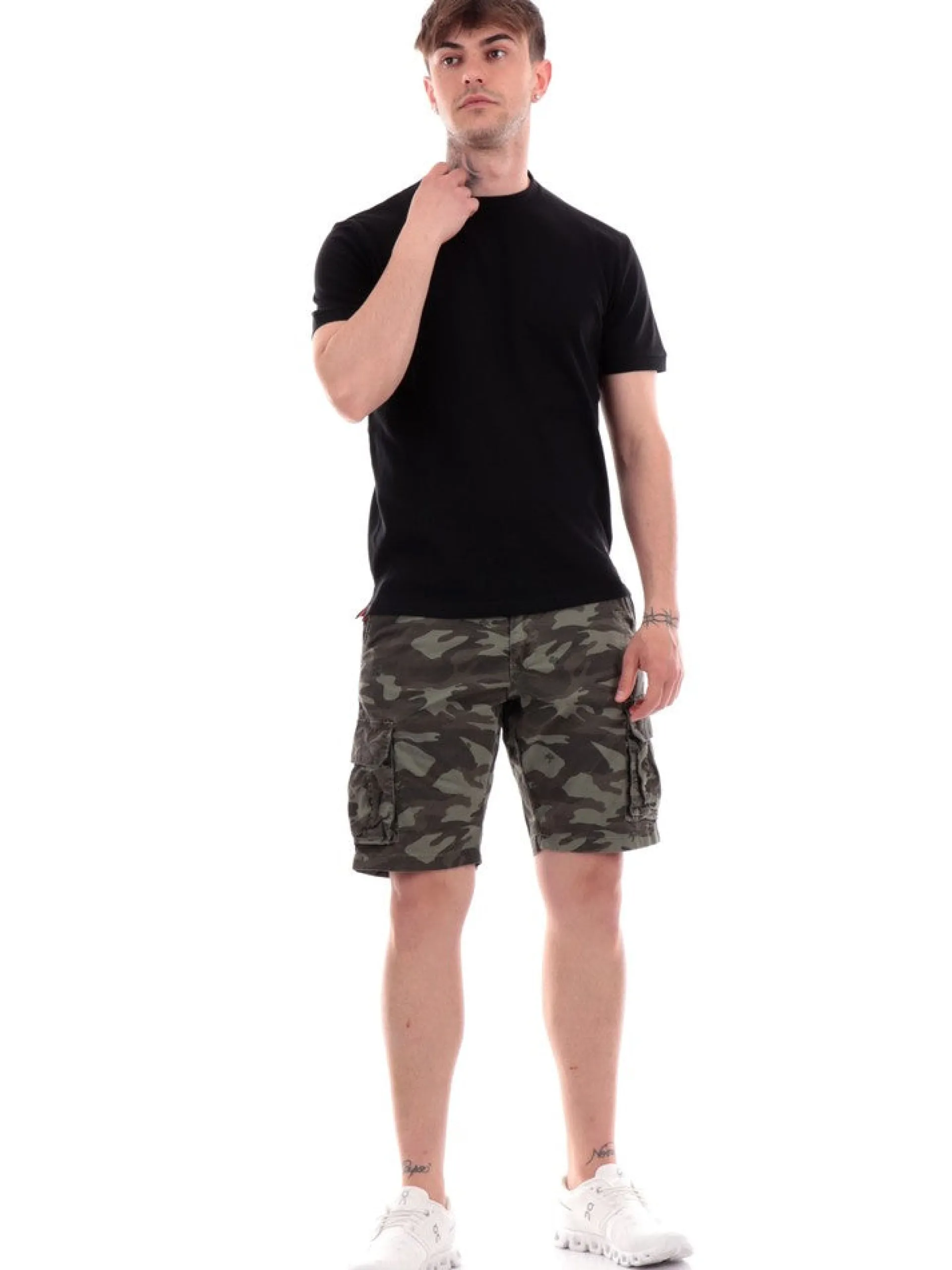 MARKUP T-Shirt*T-shirt nera da uomo Piquet MK11004