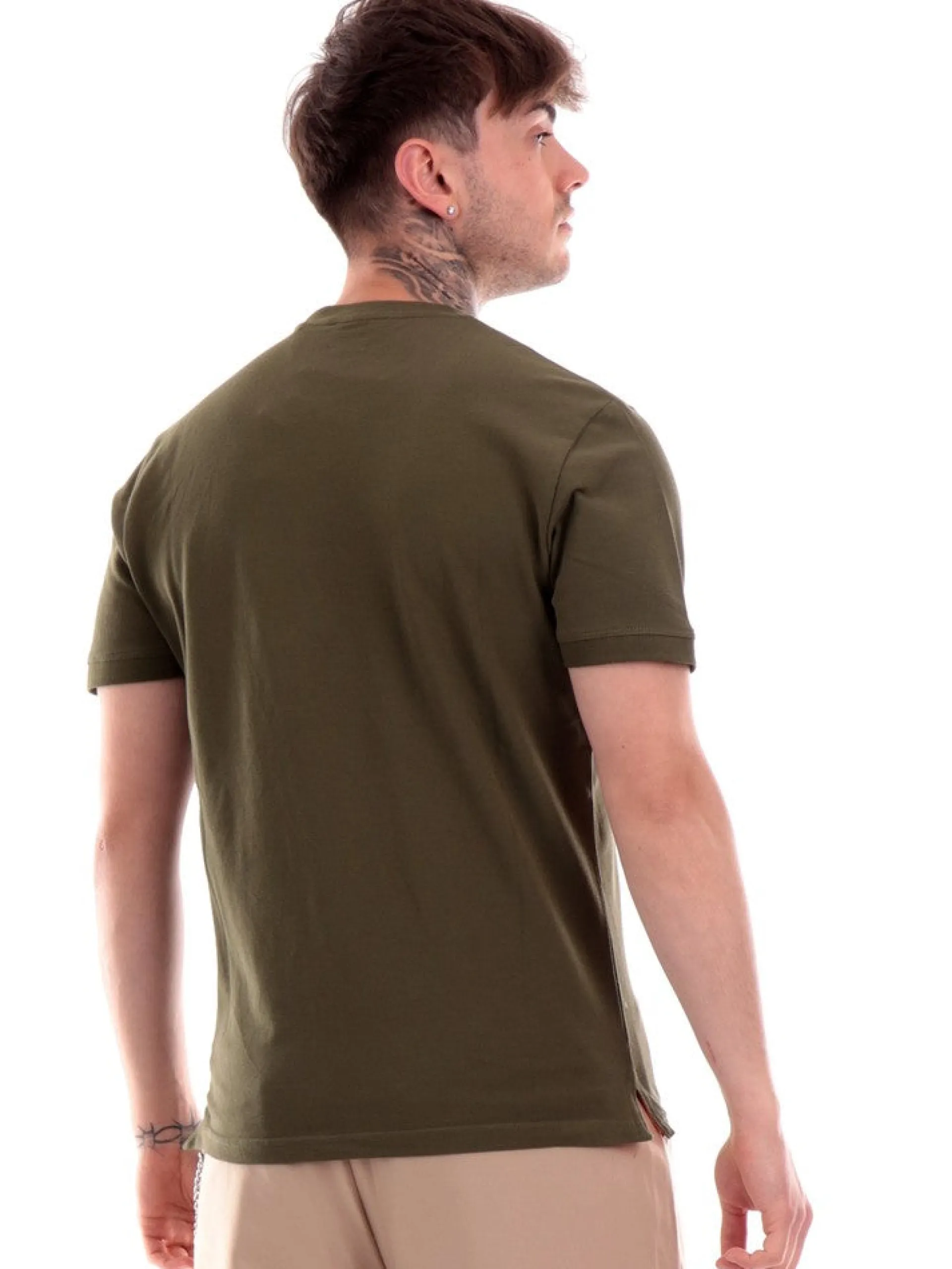 MARKUP T-Shirt*T-shirt verde da uomo Piquet MK11004