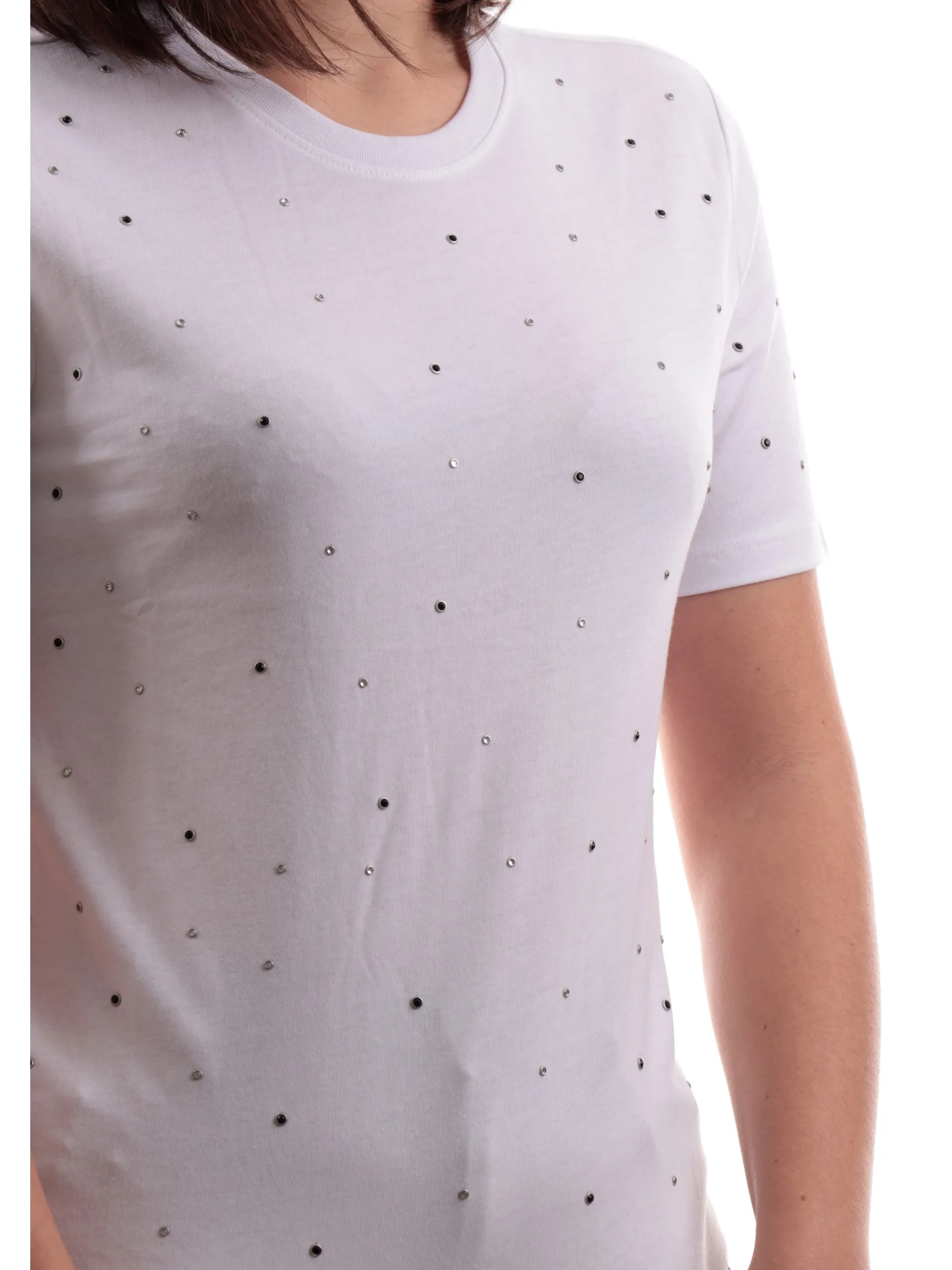 ONLY T-Shirt*T-shirt bianca da donna con strass 15342984