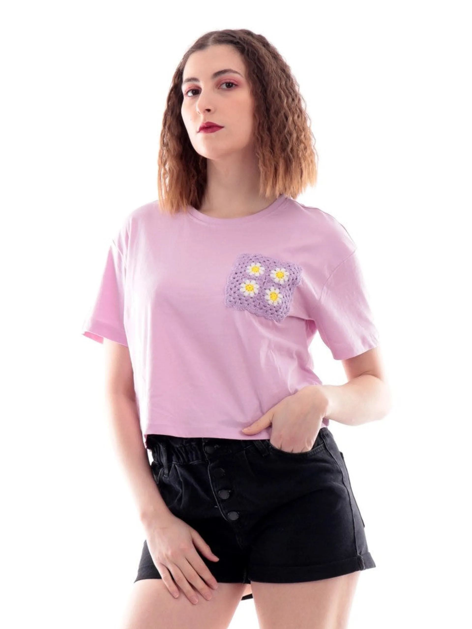 ONLY T-Shirt*T-shirt lilla da donna 15257452