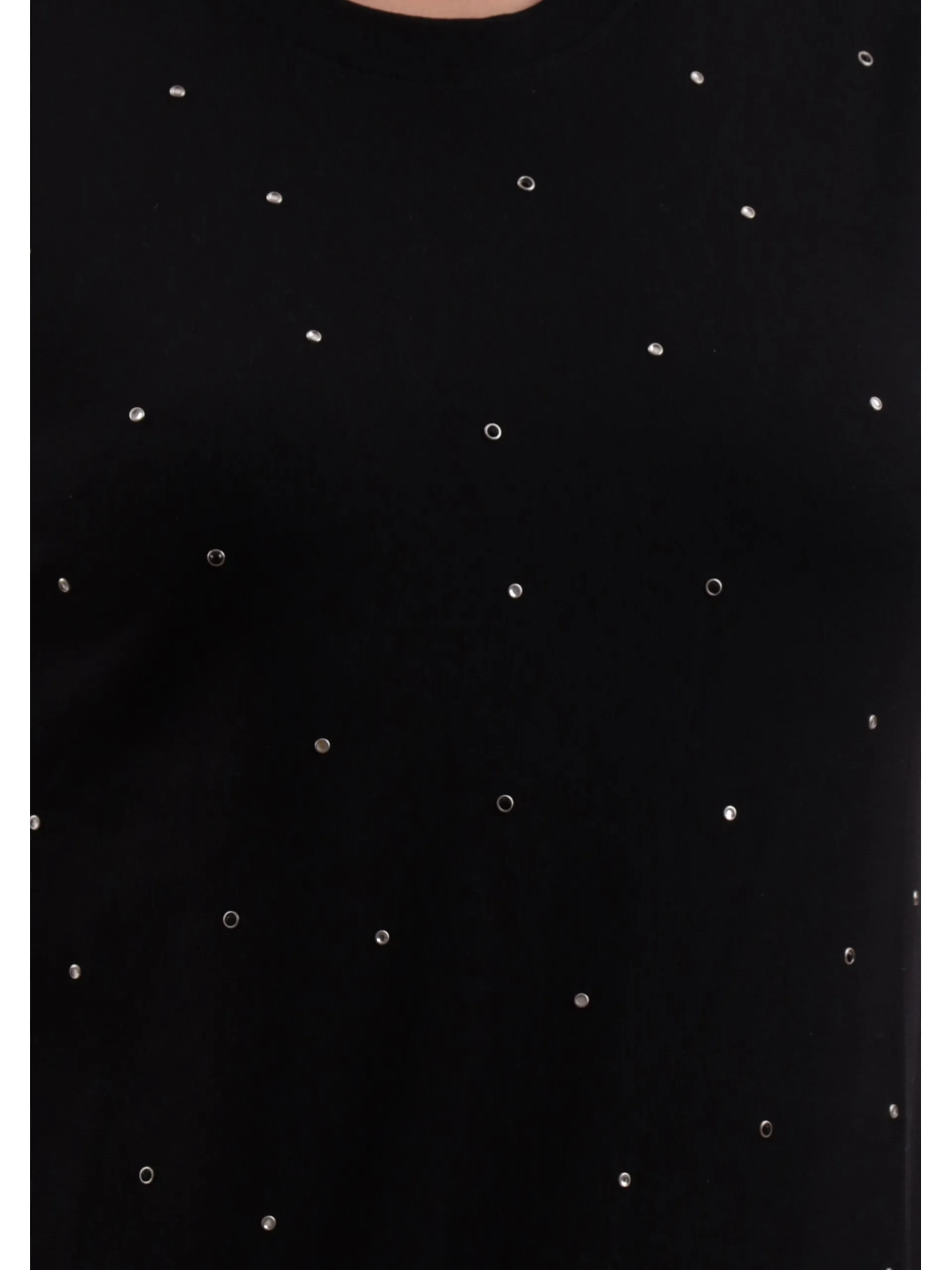 ONLY T-Shirt*T-shirt nera da donna con strass 15342984