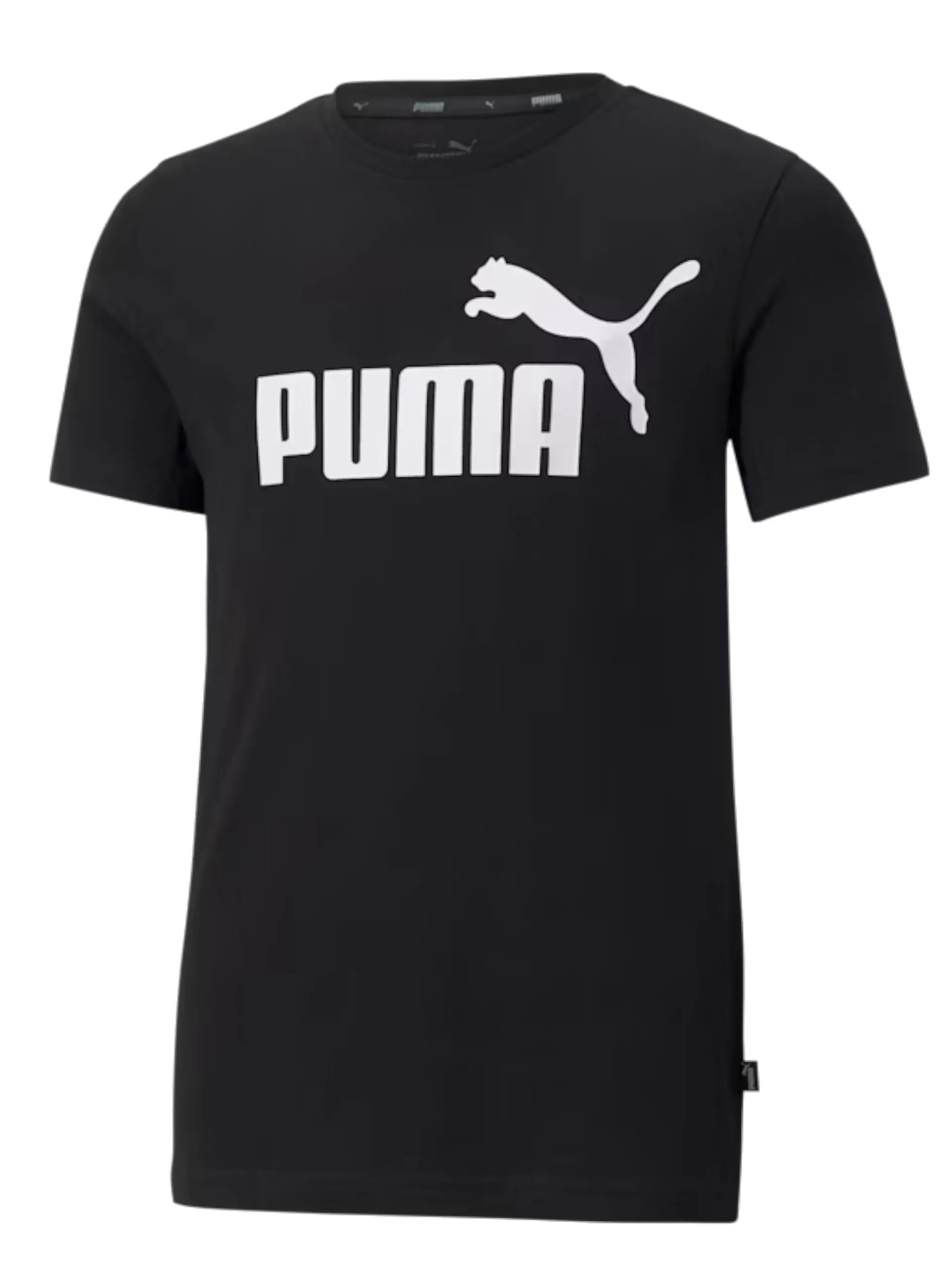 PUMA T-Shirt*T-Shirt Nera da Bambino con scritta bianca 586960