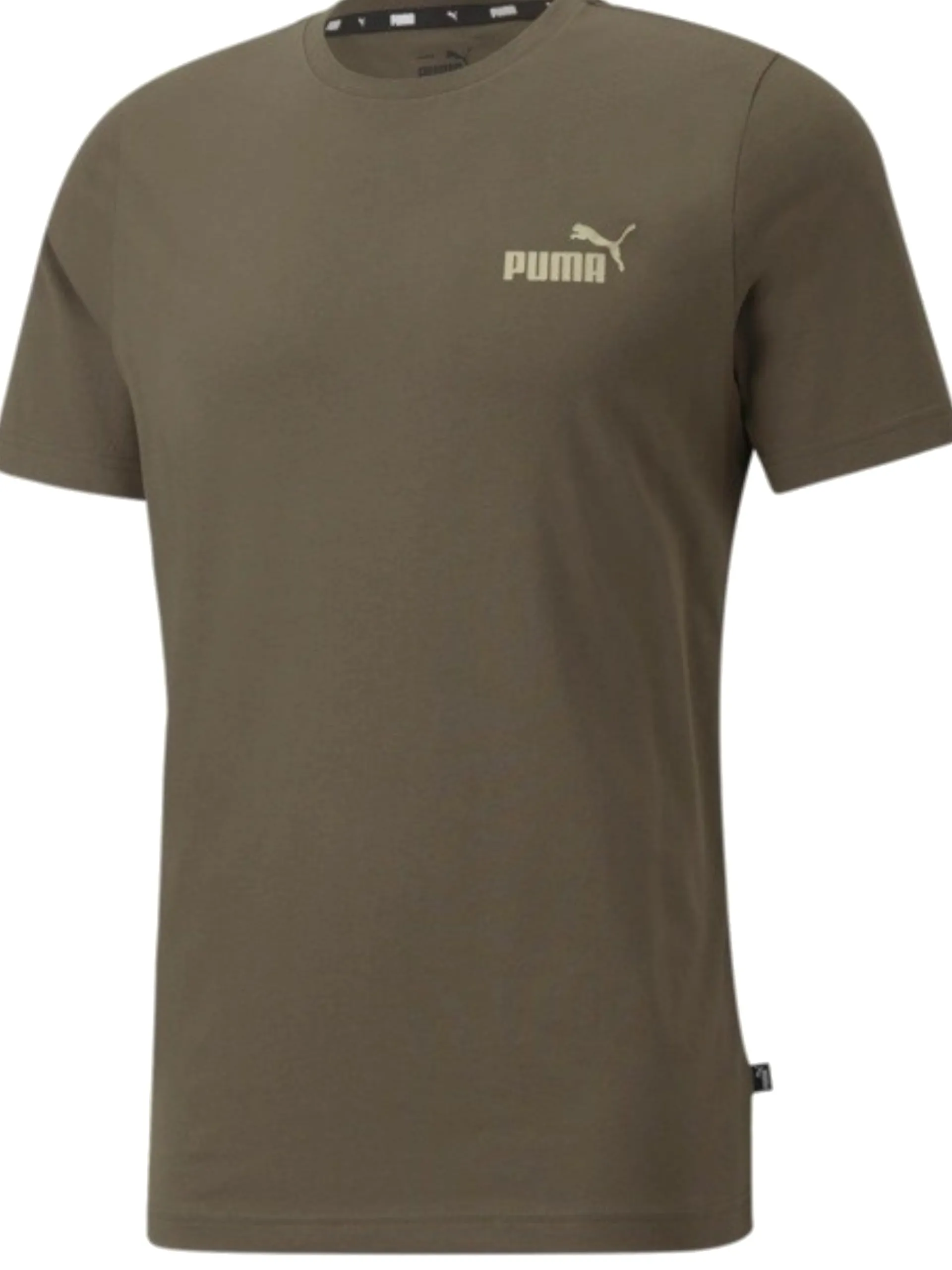 PUMA T-Shirt*T-SHIRT VERDE MILITARE DA BAMBINO CON LOGO 586961