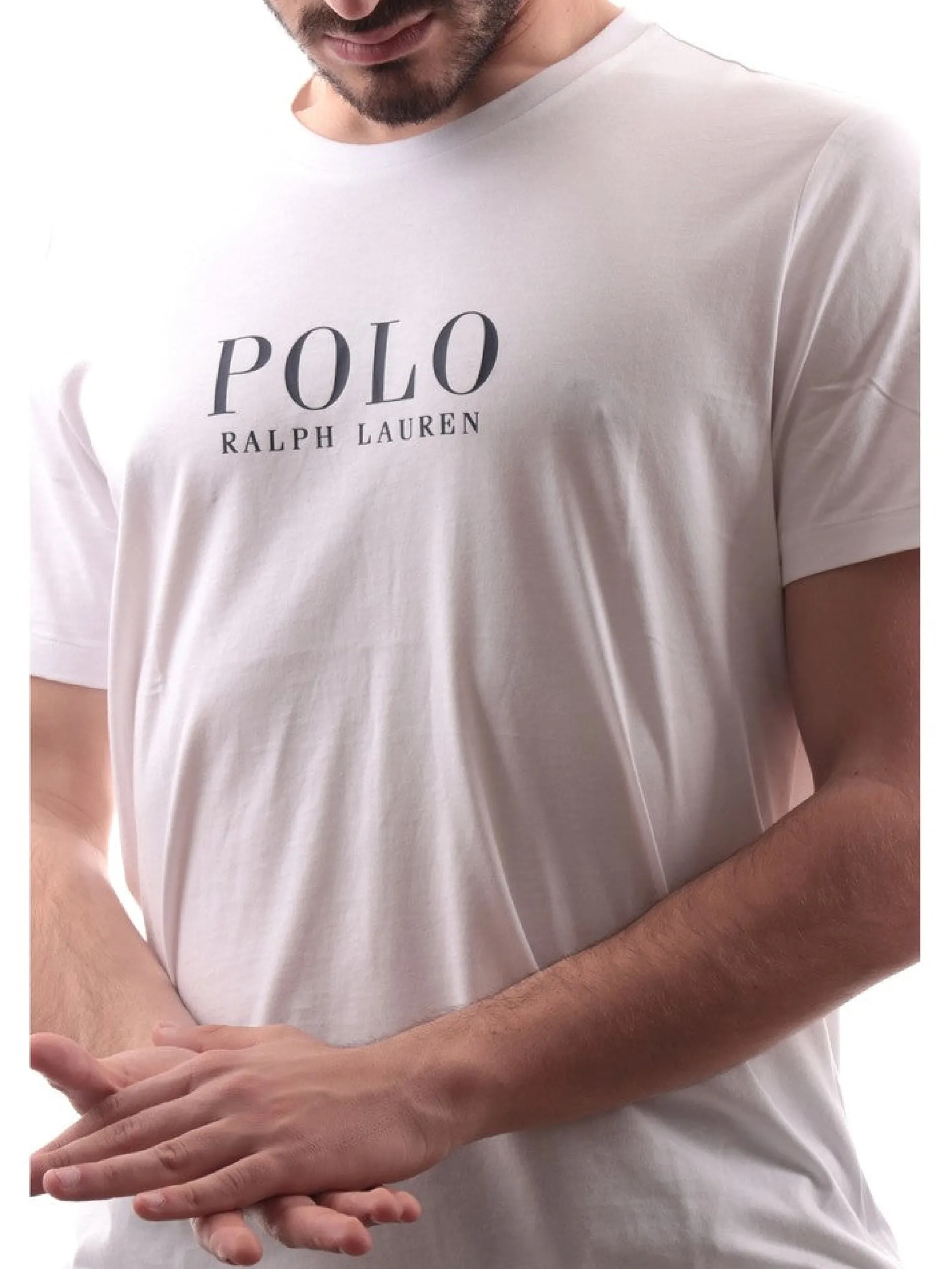 RALPH LAUREN T-Shirt*T-shirt bianca da uomo con grafica 714899613