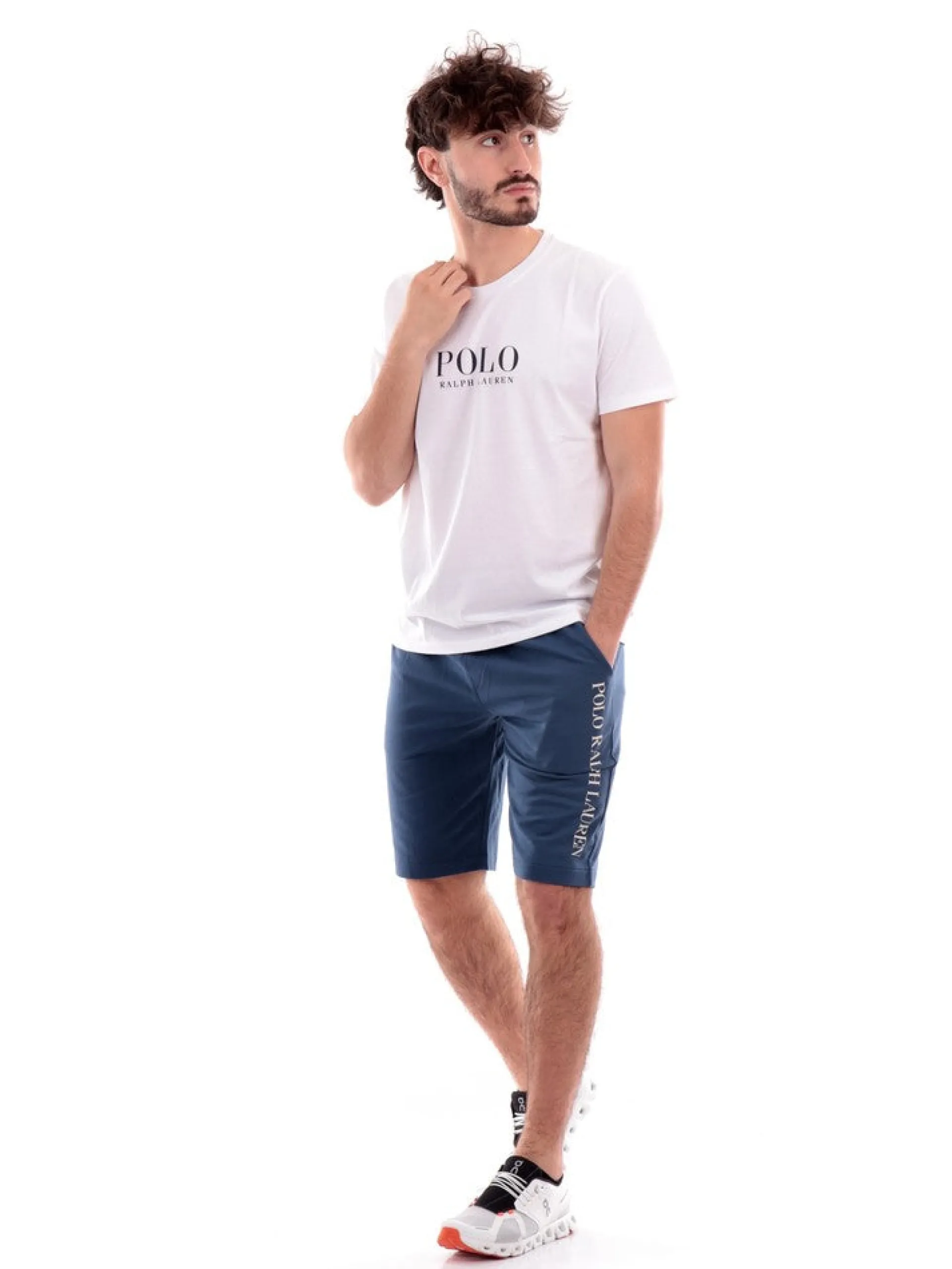 RALPH LAUREN T-Shirt*T-shirt bianca da uomo con grafica 714899613