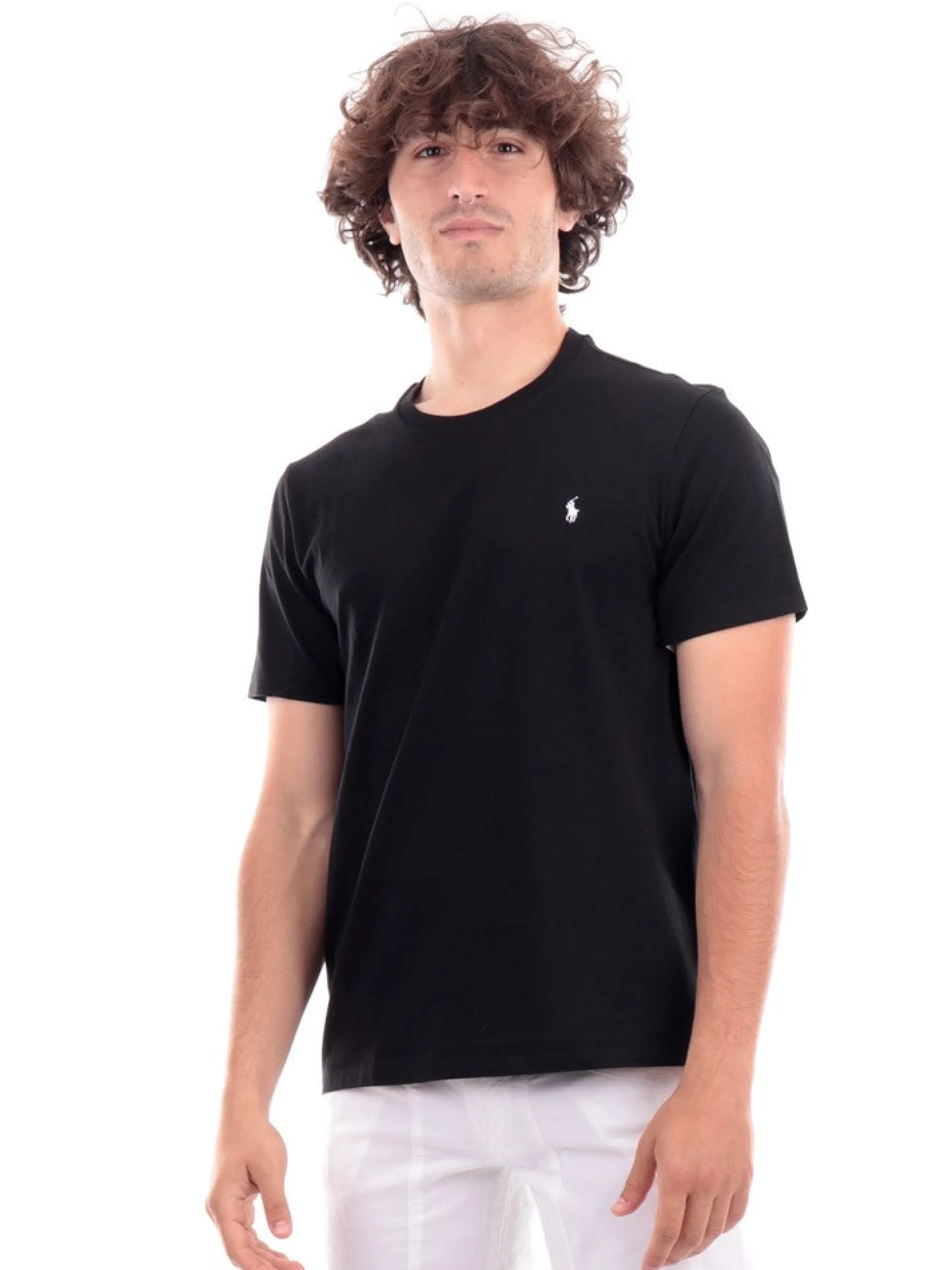 RALPH LAUREN T-Shirt*T-shirt nera da uomo 714844756