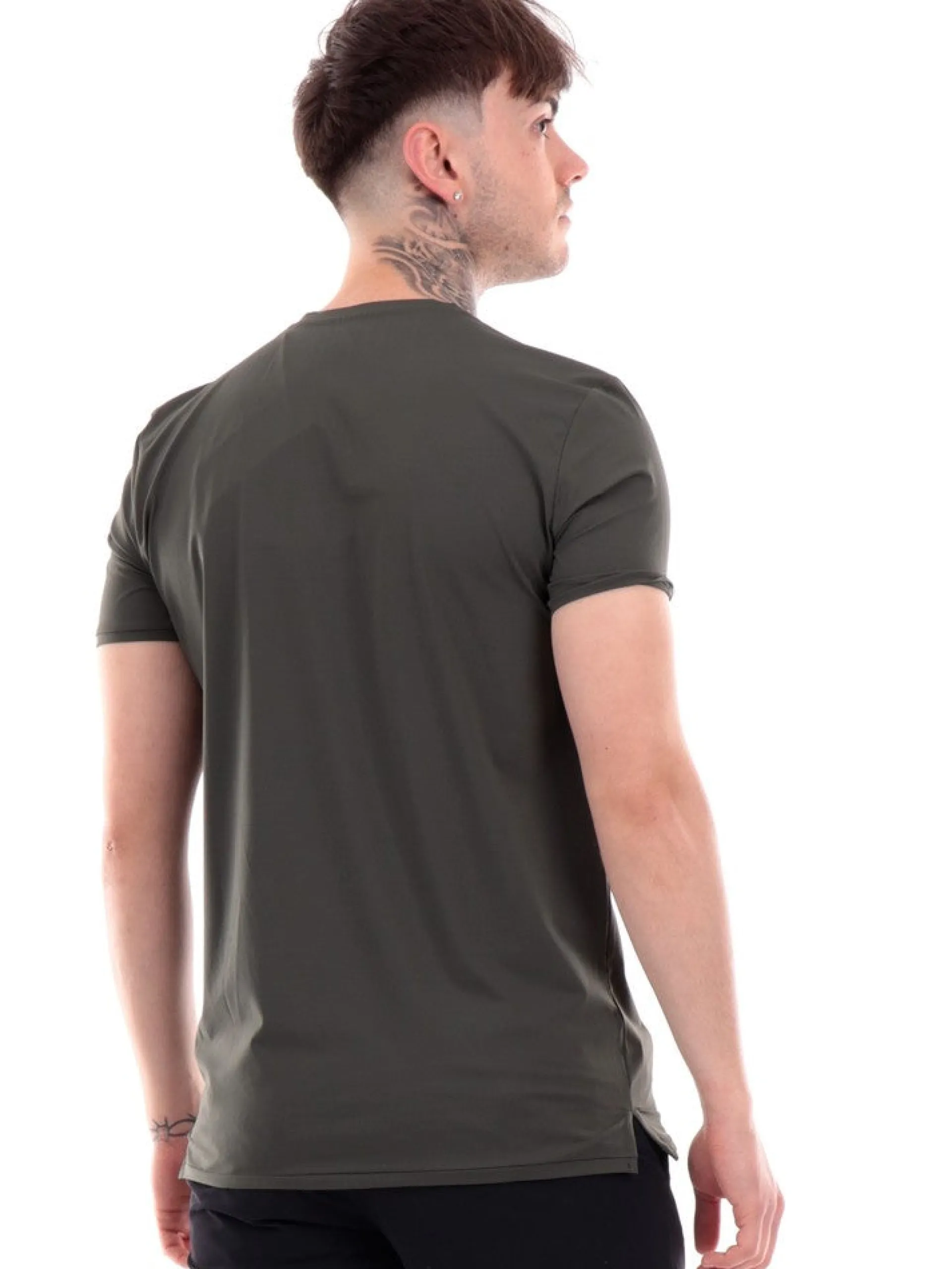 RRD T-Shirt*T-shirt verde da uomo con taschino Oxford Pocket 24213