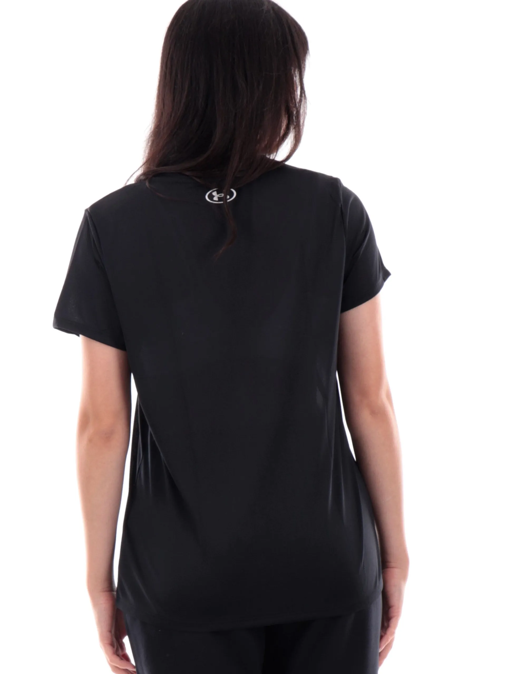 UNDER ARMOUR T-Shirt*T-shirt scollo a V nera da donna tessuto tecnico 13842290