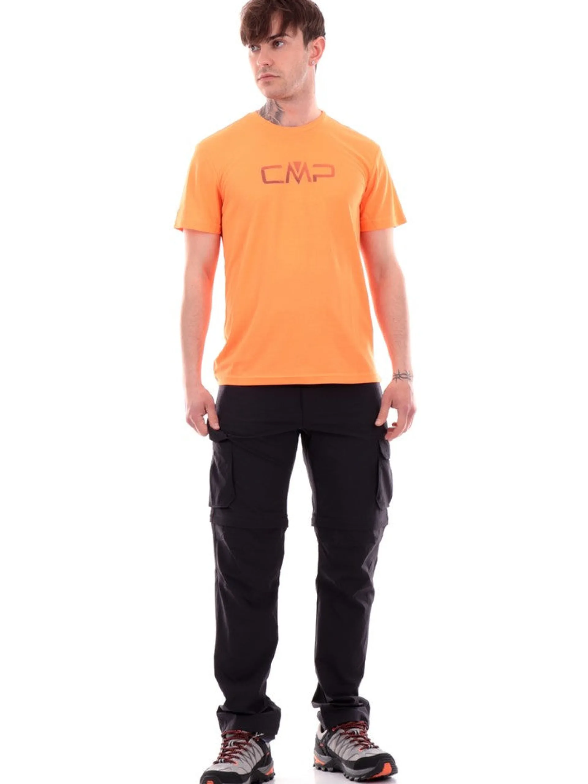 CMP T-Shirt*T-shirt trekking arancione da uomo 39T7117P