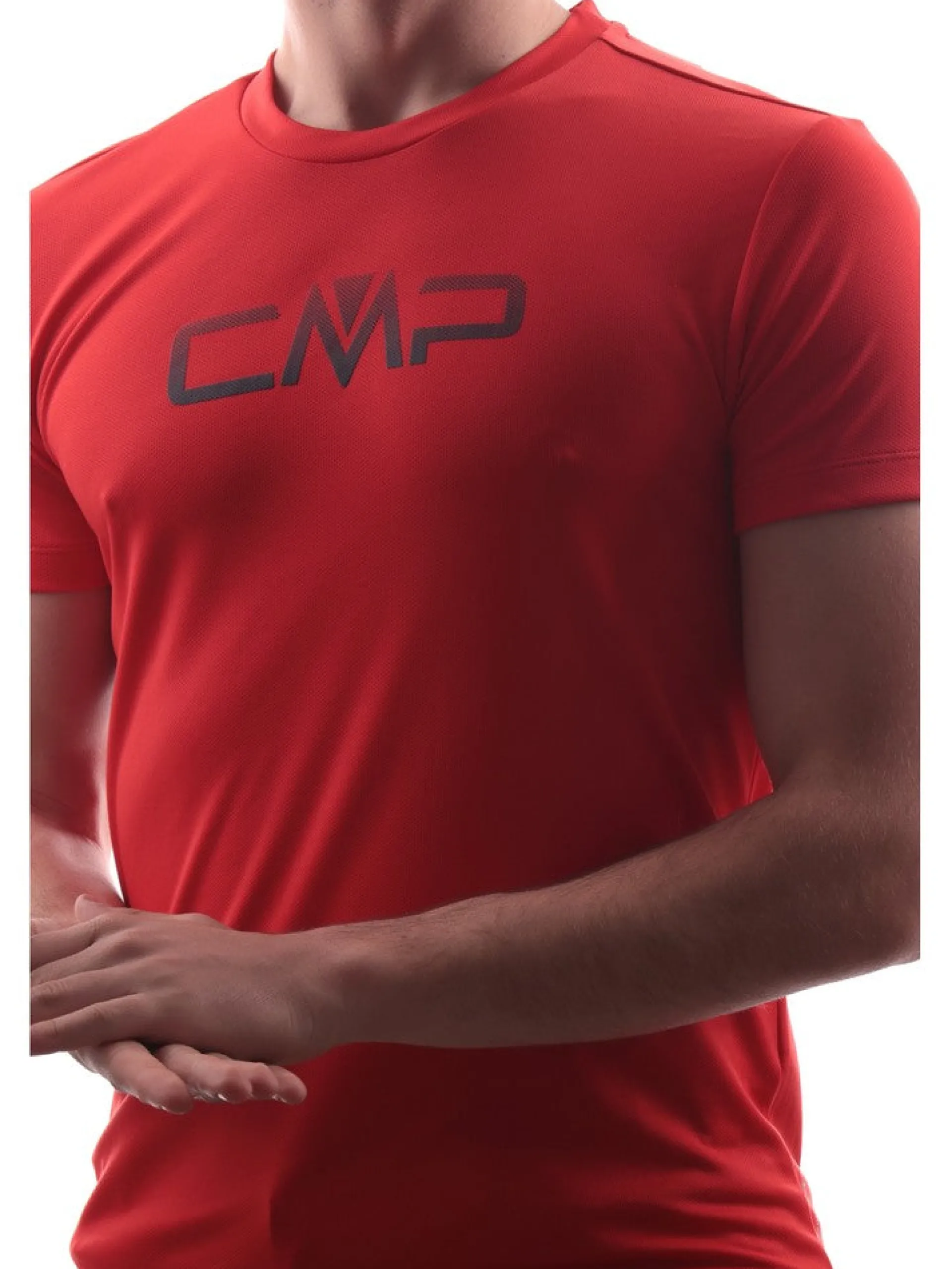 CMP T-Shirt*T-shirt trekking rossa da uomo 39T7117P